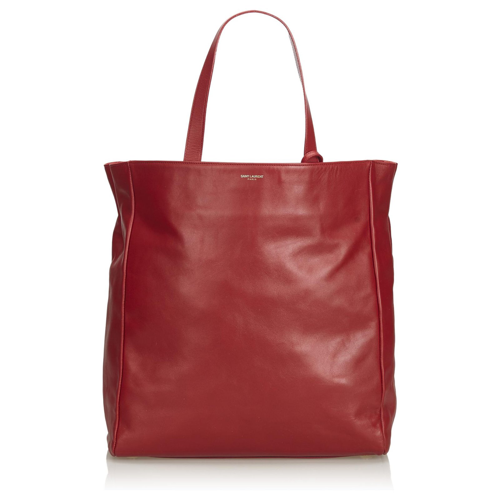 Yves Saint Laurent Red Tote Bags