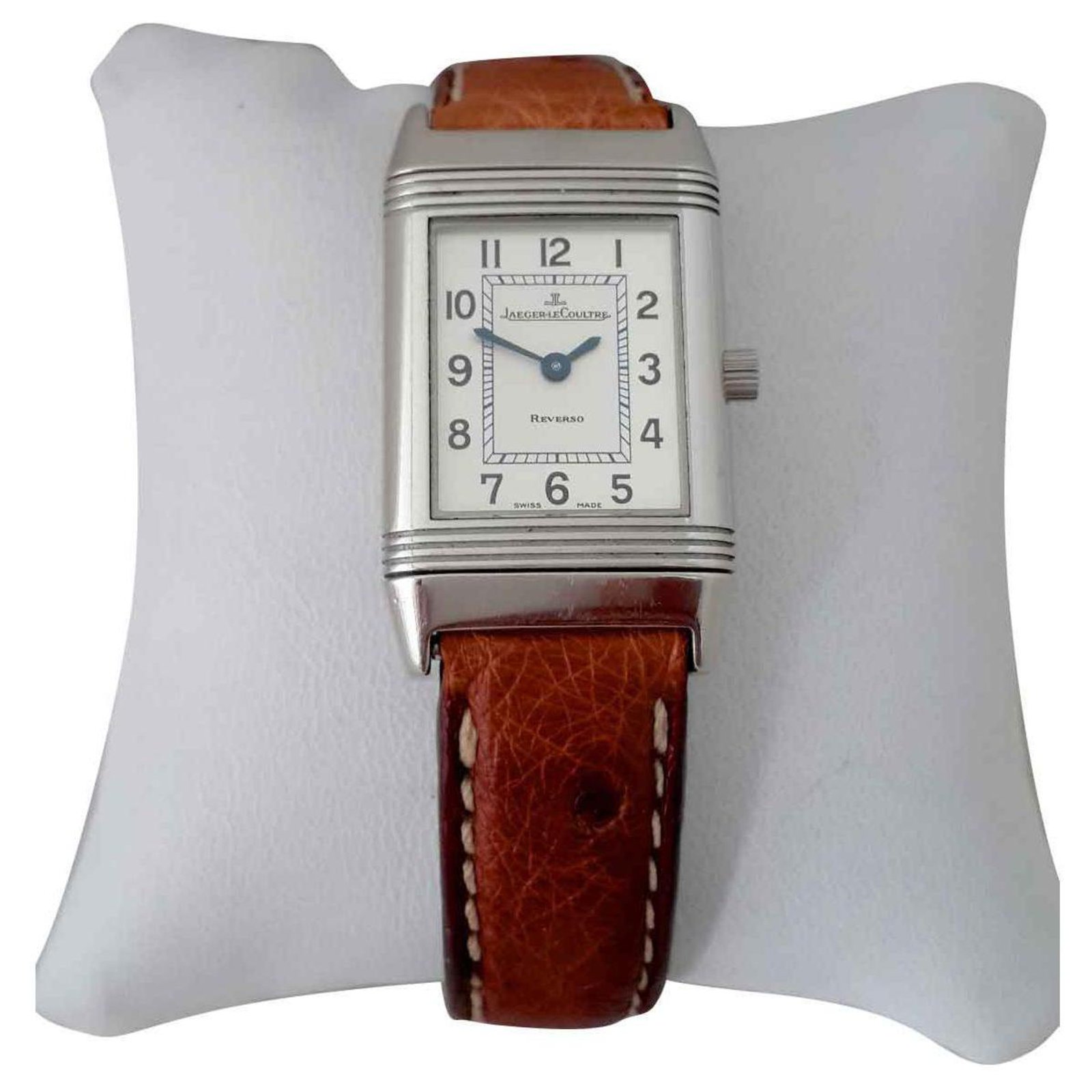 Jaeger Lecoultre Reverso 2608532 Silvery Steel ref.132102 Joli