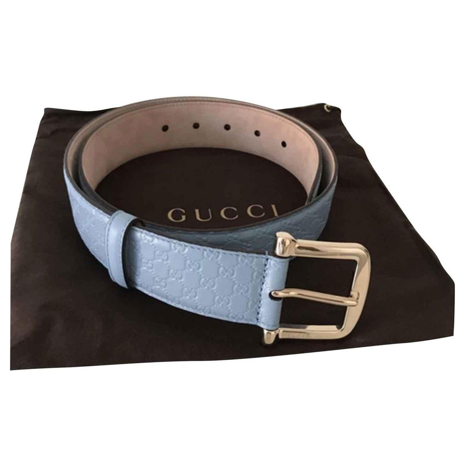 Gucci GUCCI BELT AZZURRA NEW Belts 