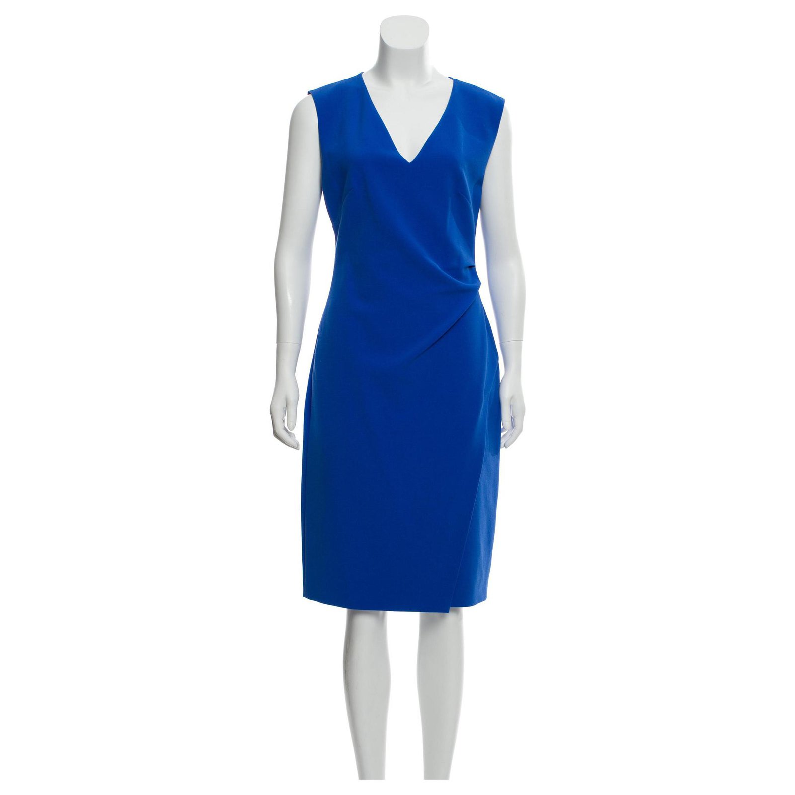 Blaues Kleid Viskose