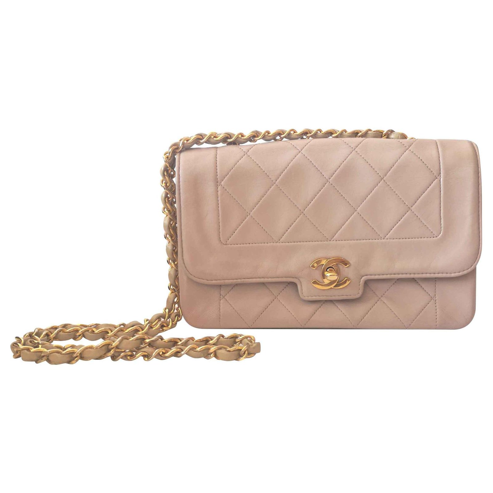 chanel beige diana