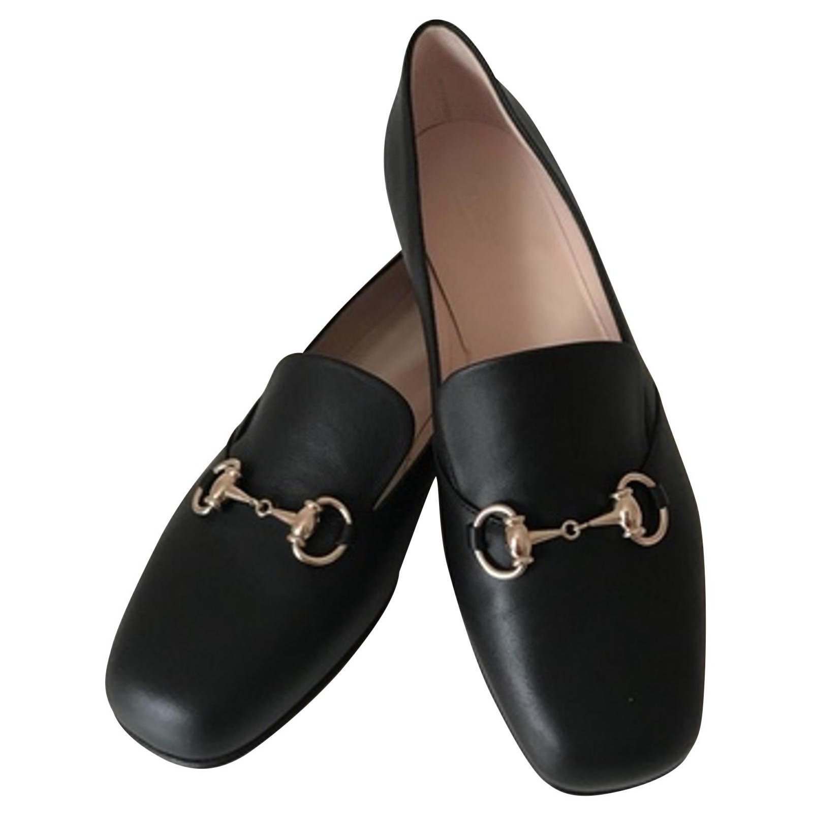 gucci shoes new Black Leather  - Joli Closet