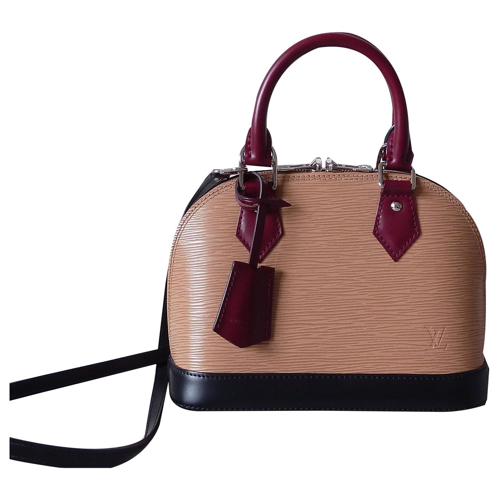 Louis Vuitton Calfskin Limited Edition Beige Purse Bag