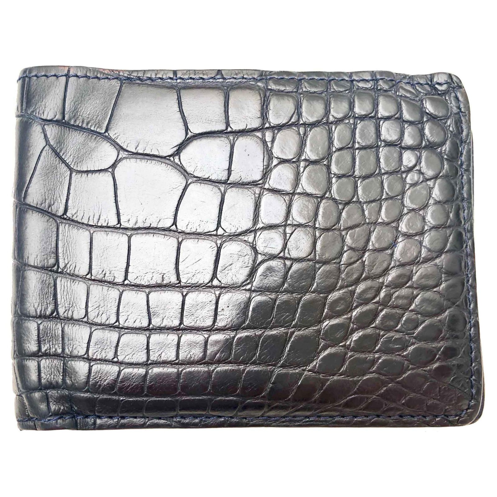 Multiple Wallet Crocodilien Matte - Exotics N91546