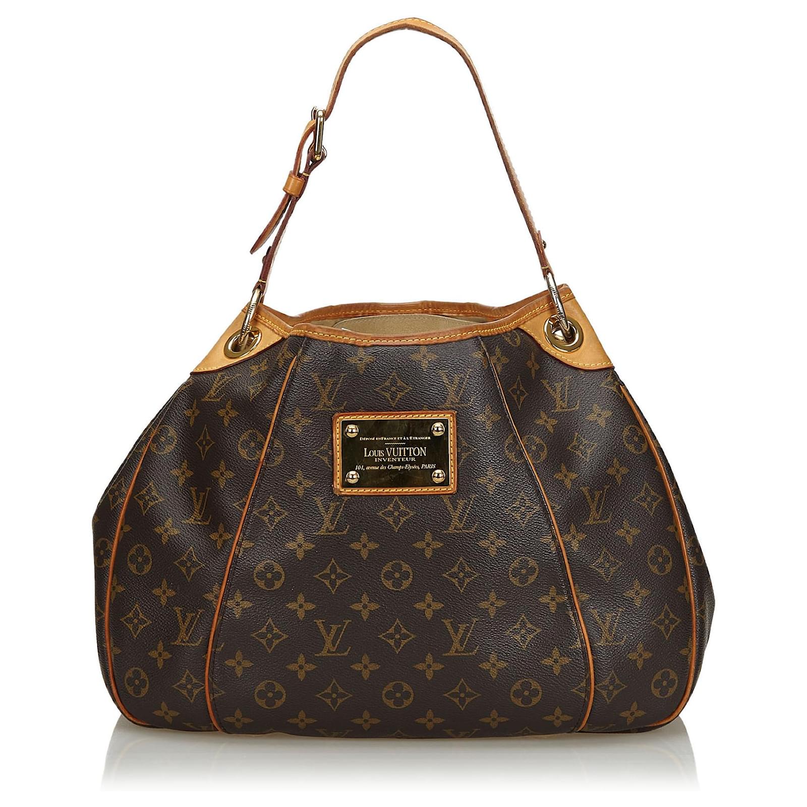 Louis Vuitton Brown Monogram Galliera Pm