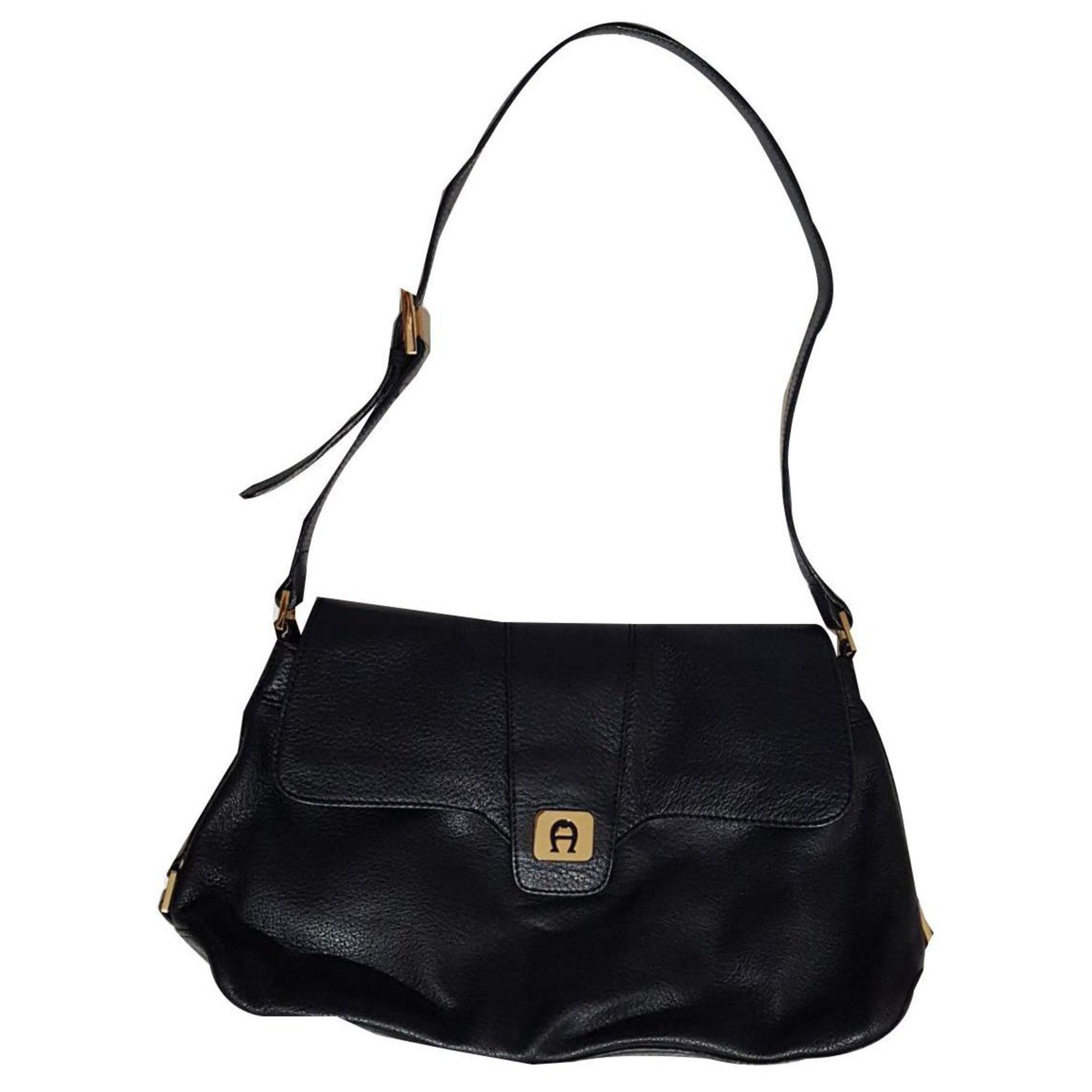 Milano Shoulder Bag M black - Bags - Women - Aigner