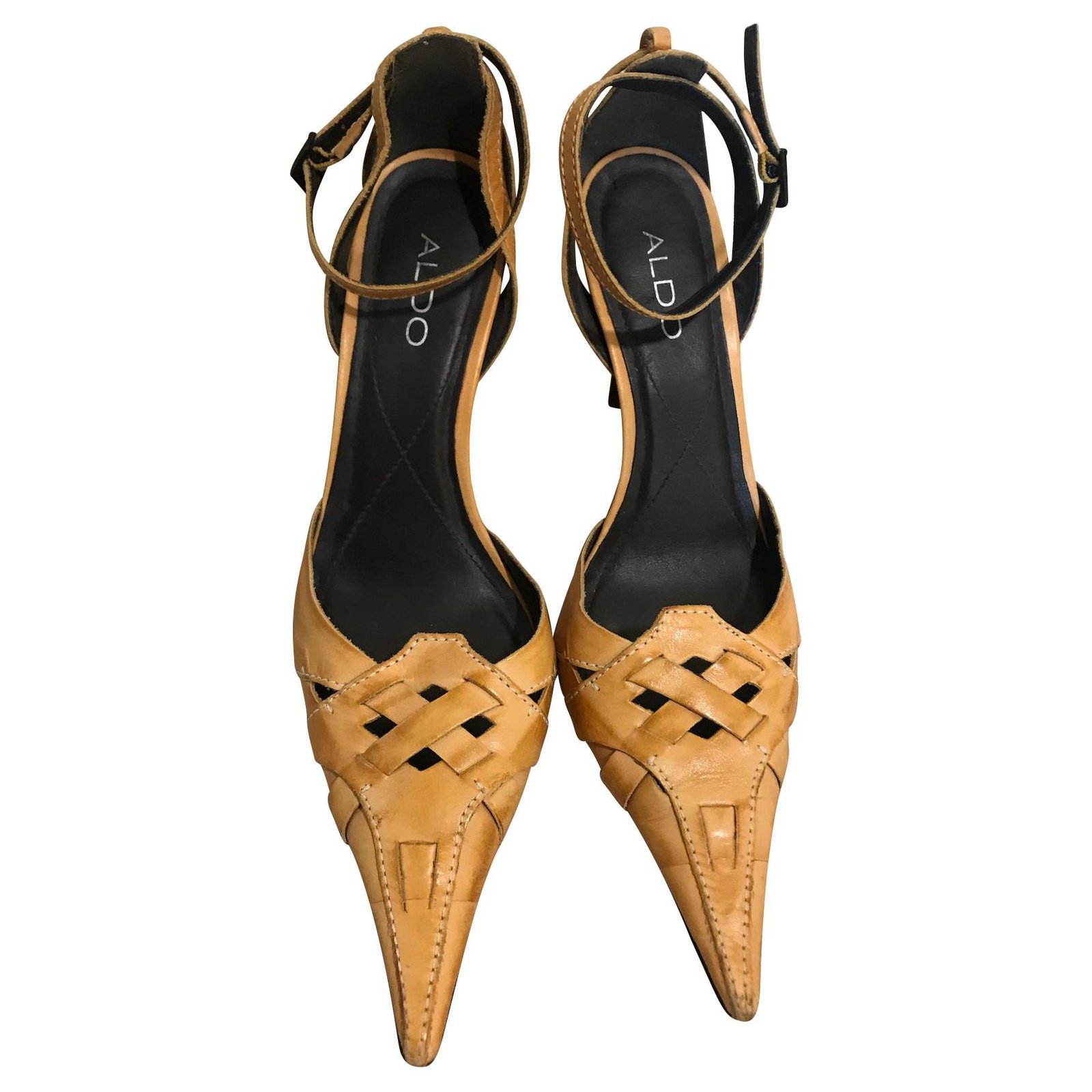 aldo cream heels
