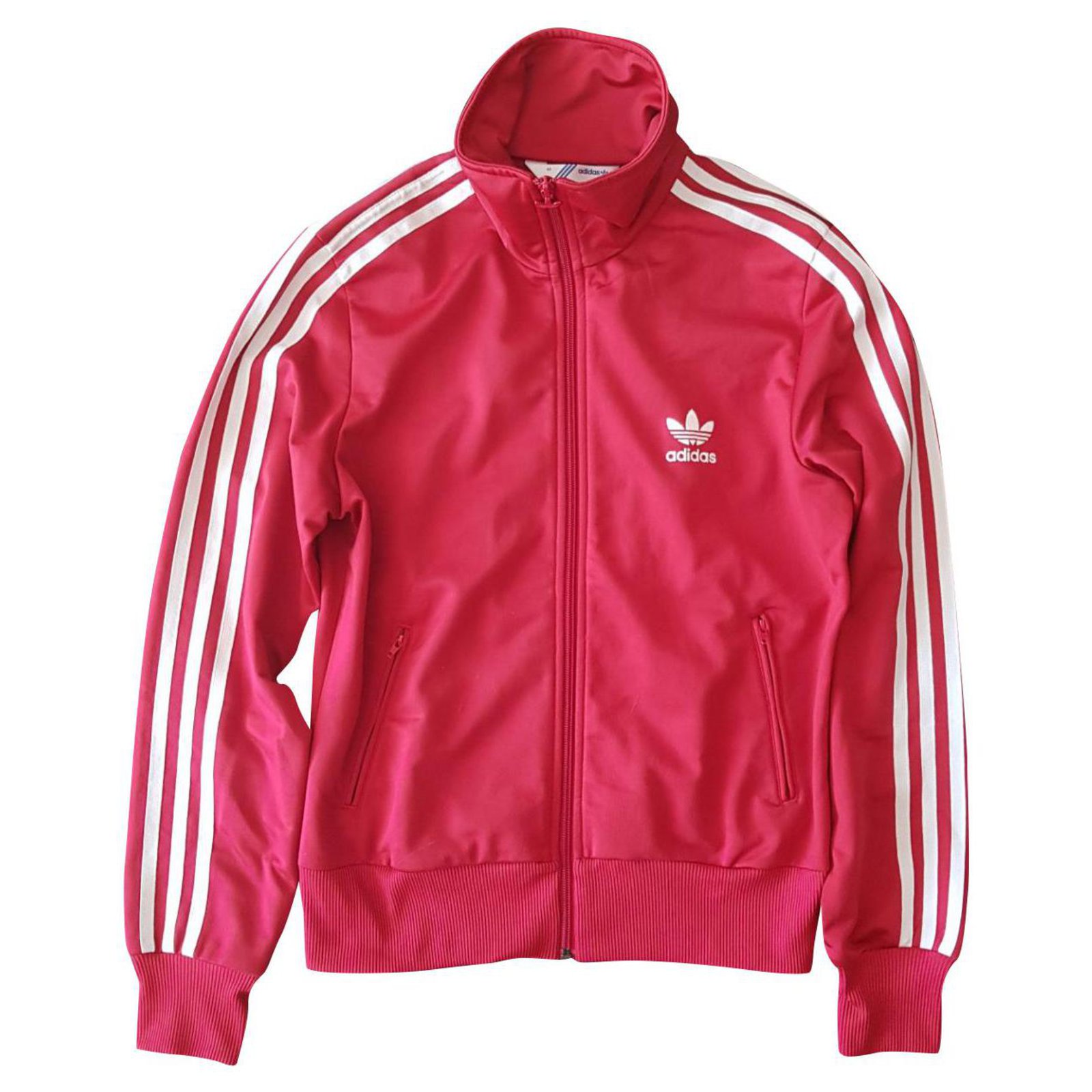red and white adidas jacket