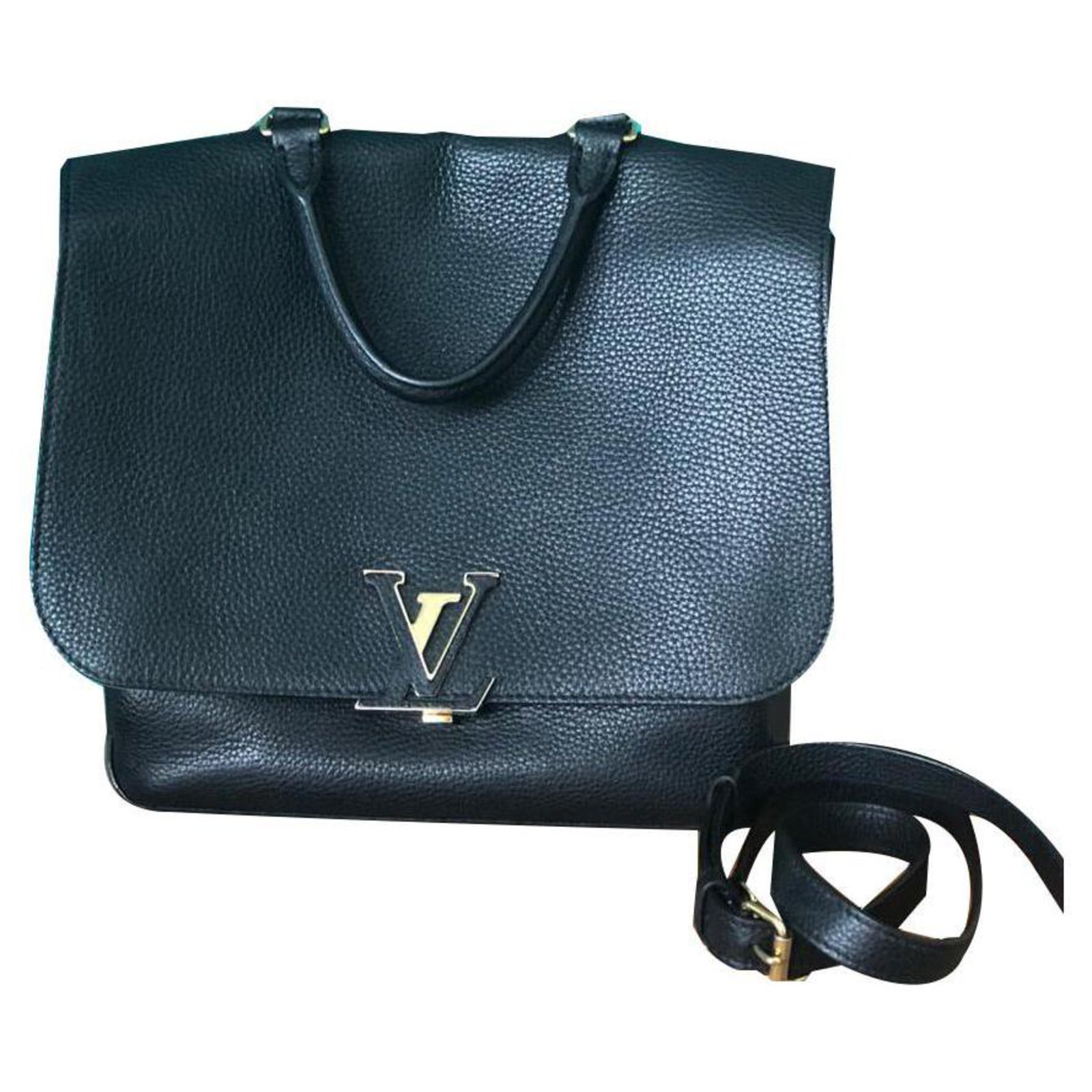 Louis Vuitton Volta Black Leather ref.134947 - Joli Closet