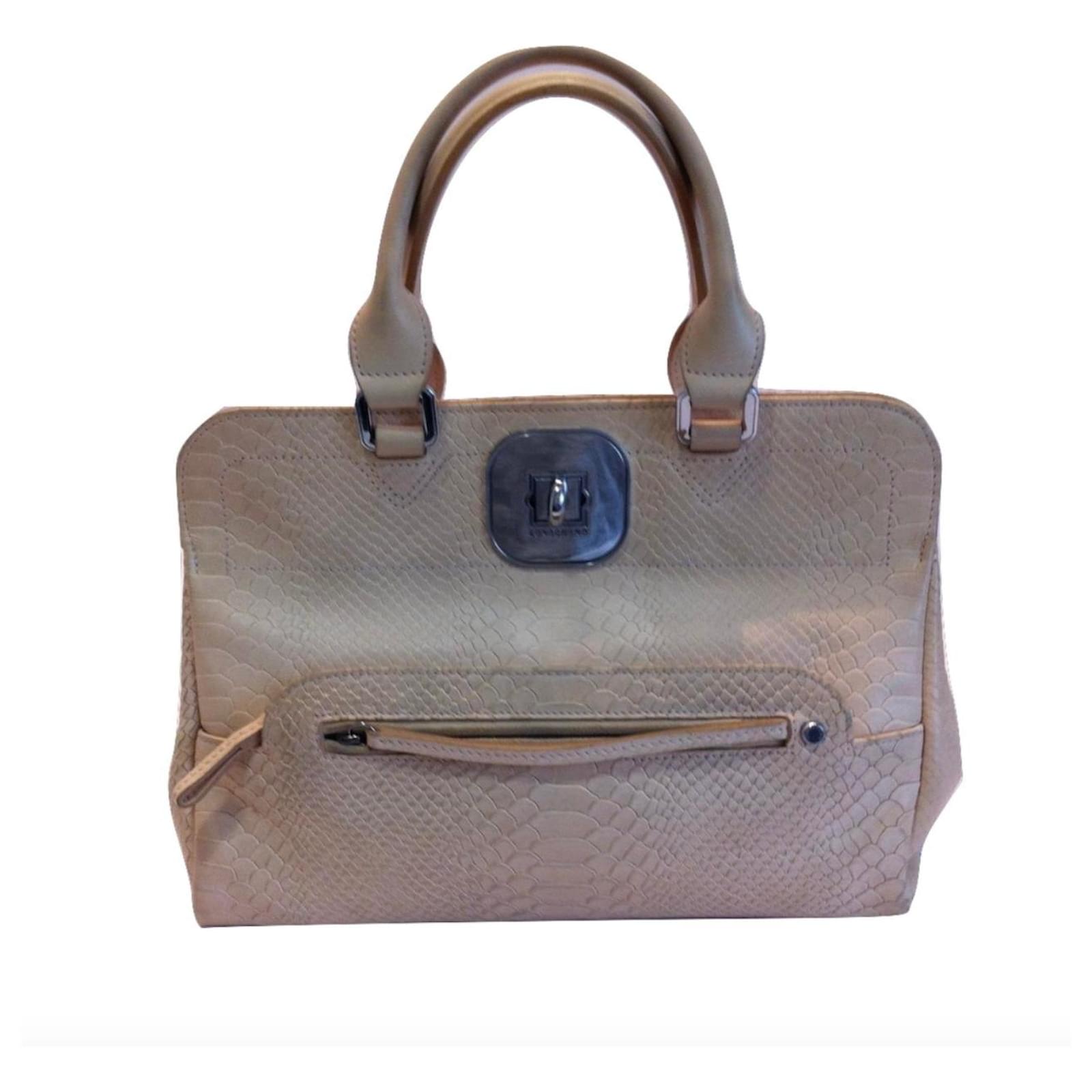 Longchamp Gatsby Cuir Beige ref.135317 Joli Closet