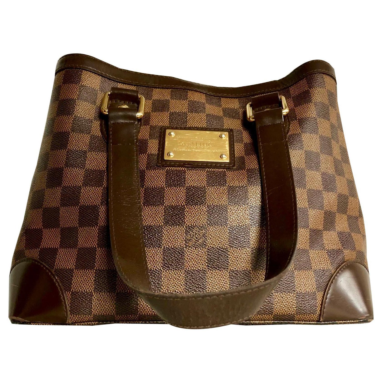 Louis Vuitton hampstead pm Brown Leather ref.32373 - Joli Closet