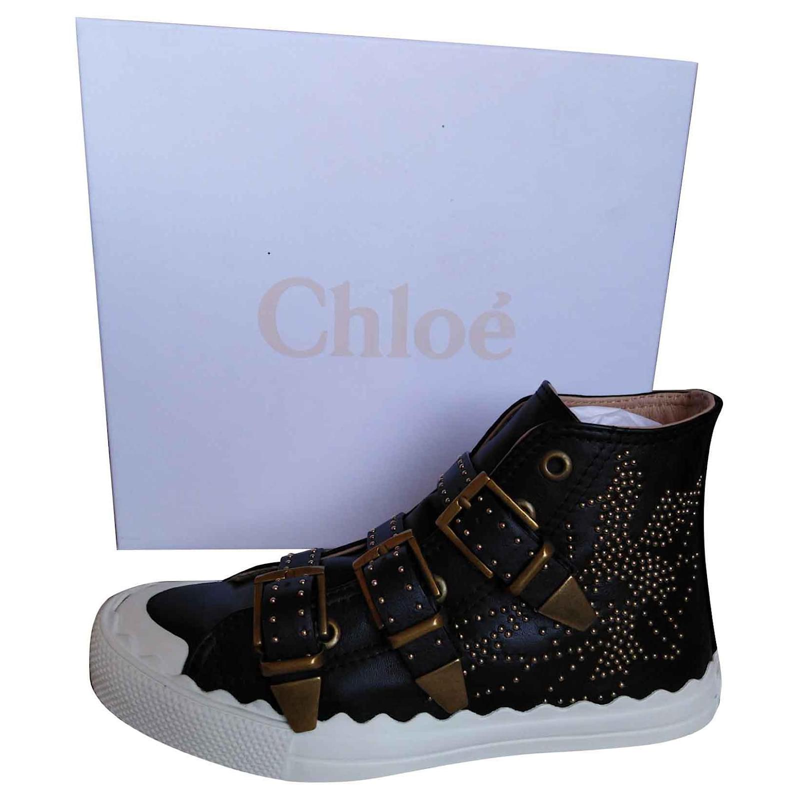 Chloé Susanna Sneakers Leather Black 