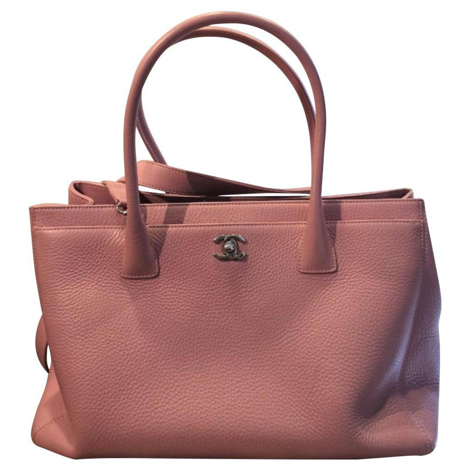 Chanel Pink Executive Cerf Tote
