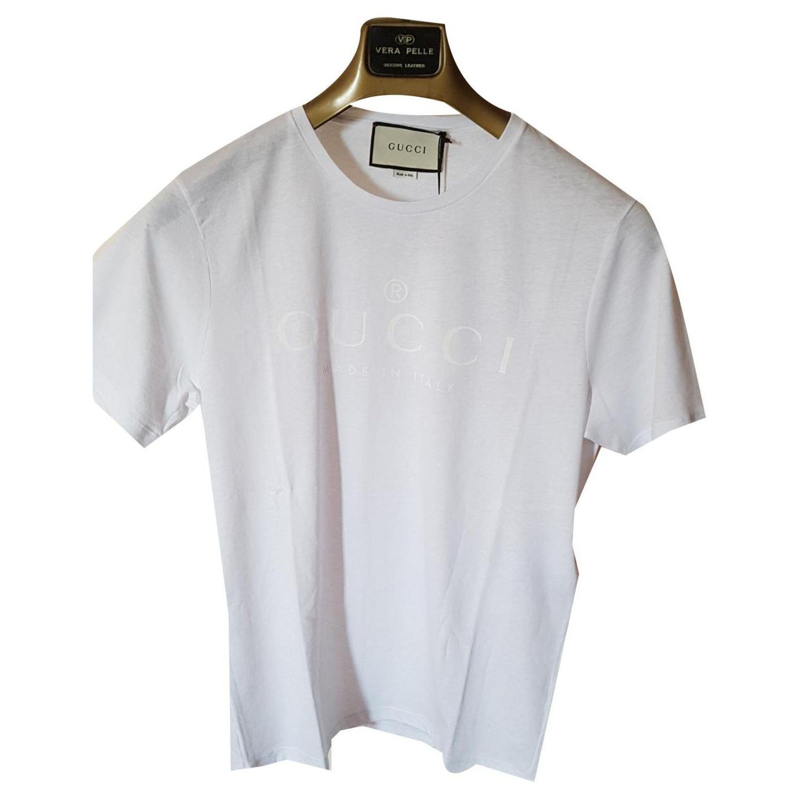 gucci tshirt unisex White Cotton ref.136485 - Joli Closet