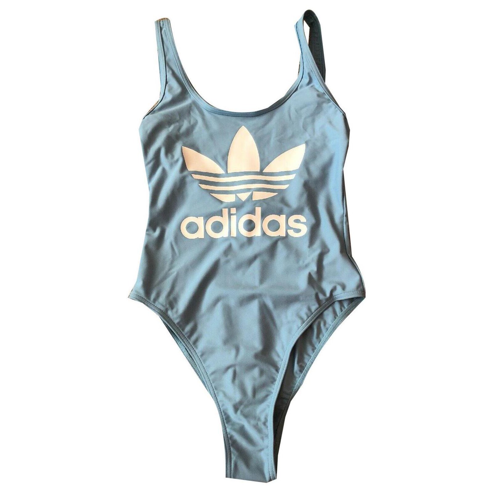 buste Overblijvend Daarom Swimsuit swimming Adidas Original Light blue Polyamide ref.136591 - Joli  Closet