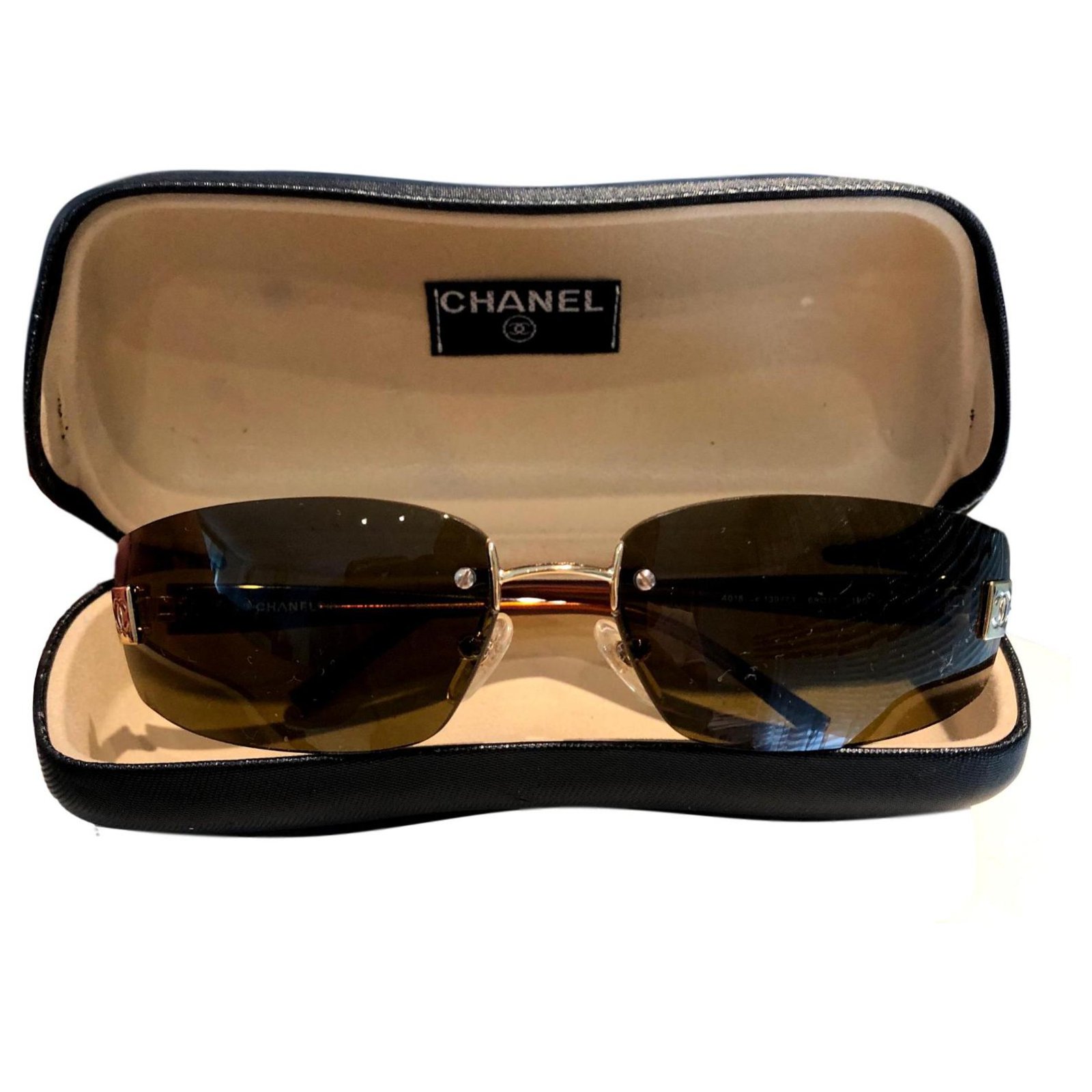 Chanel Sunglasses Bronze Plastic ref.137084 - Joli Closet