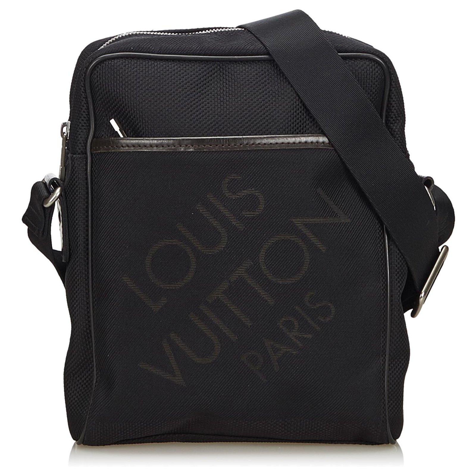 black louis vuitton damier geant citadin bag