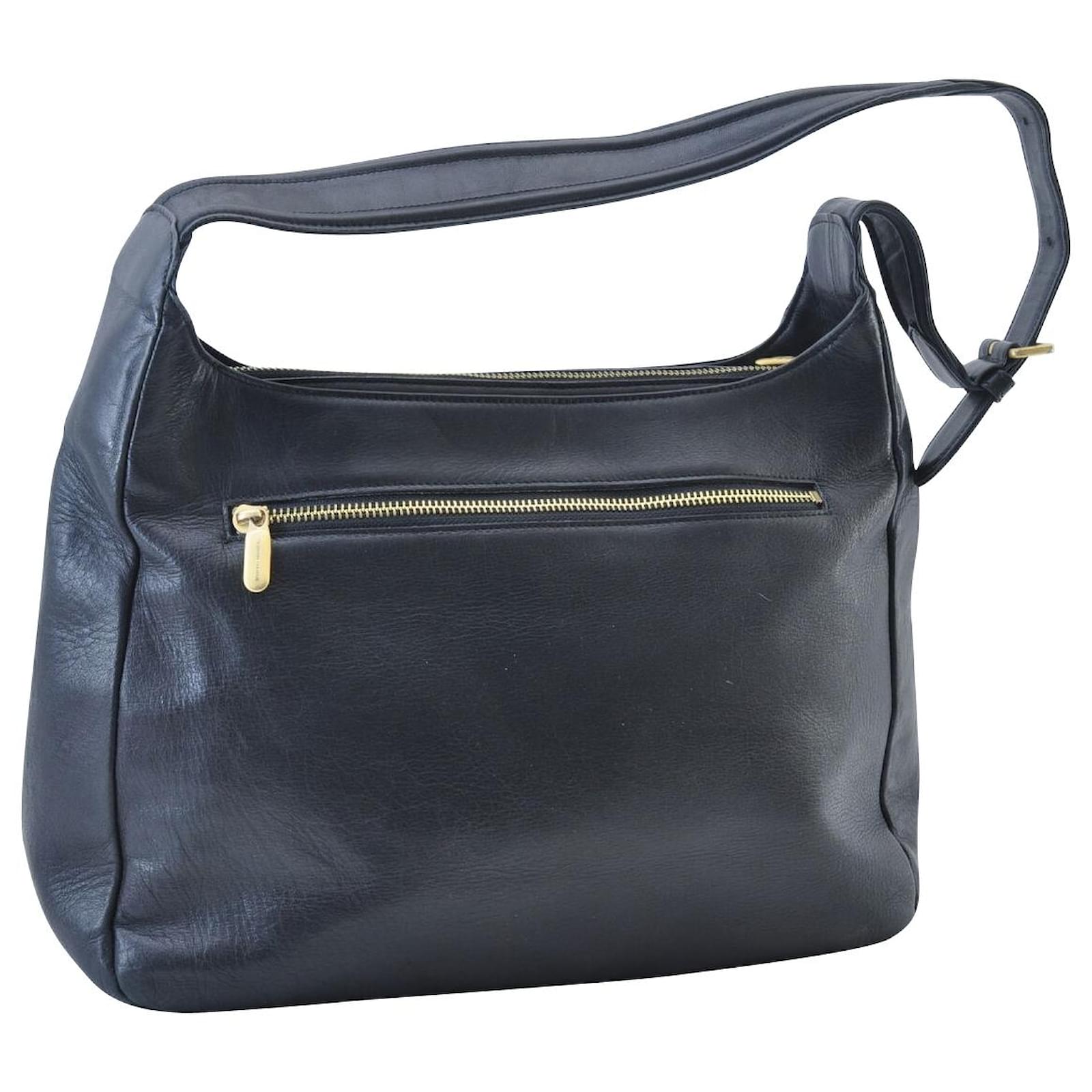 Sac ?� bandouli?�re en cuir Valentino Noir ref.138490 - Joli Closet