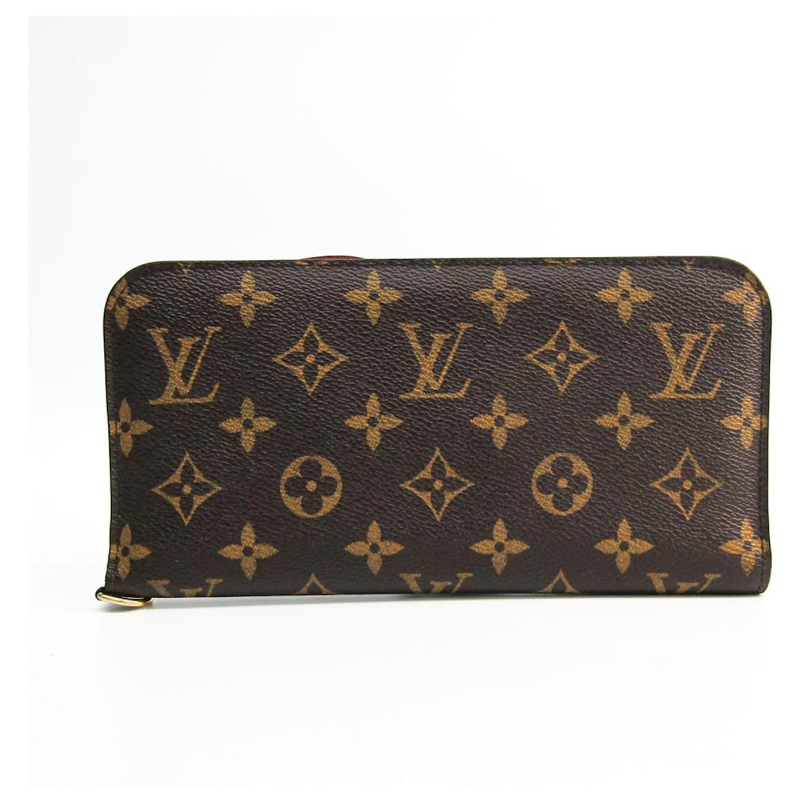 Portafoglio Louis Vuitton Monogram Insolite marrone Rosso Pelle Tela  ref.138704 - Joli Closet