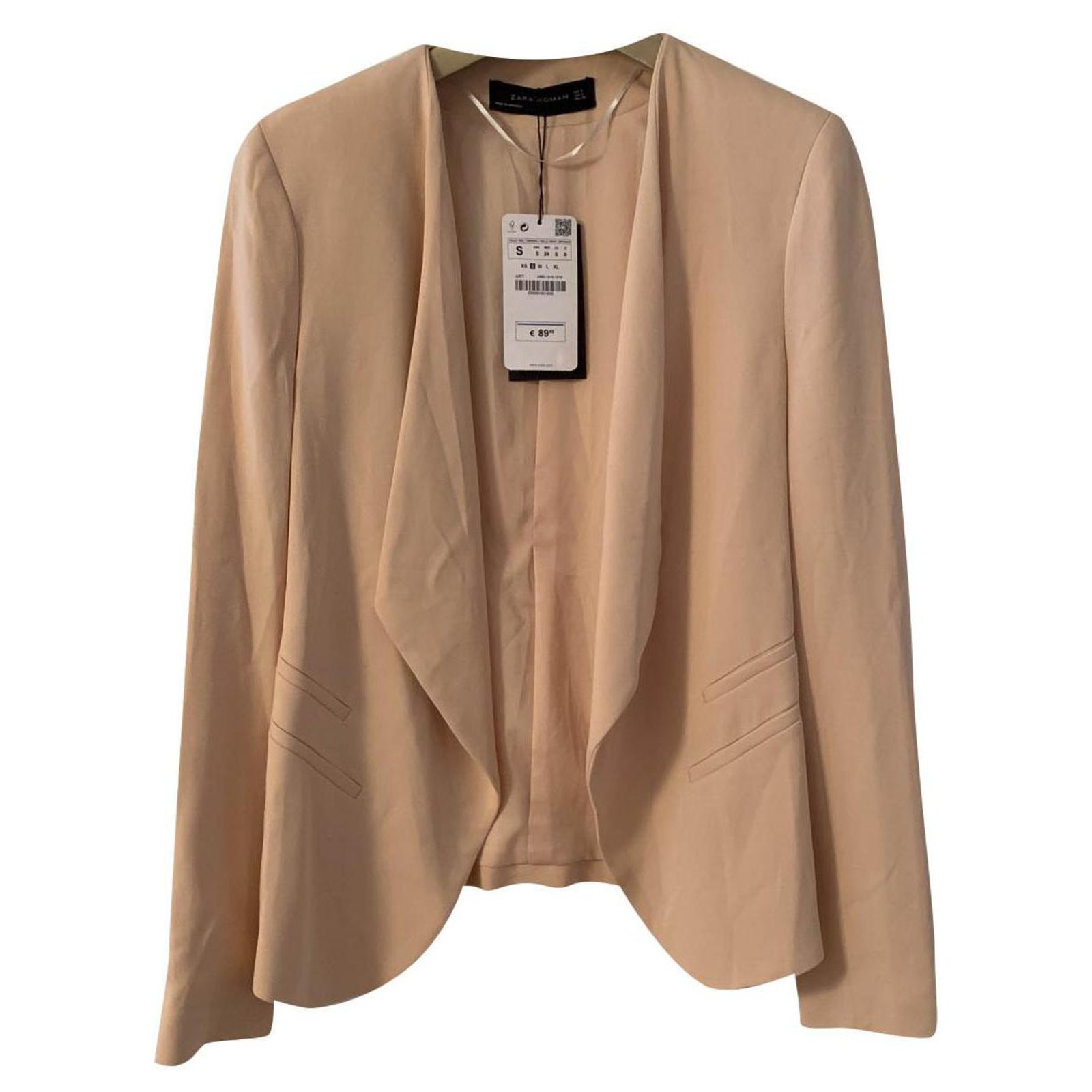 Zara New nude pink Zara jacket with tag 