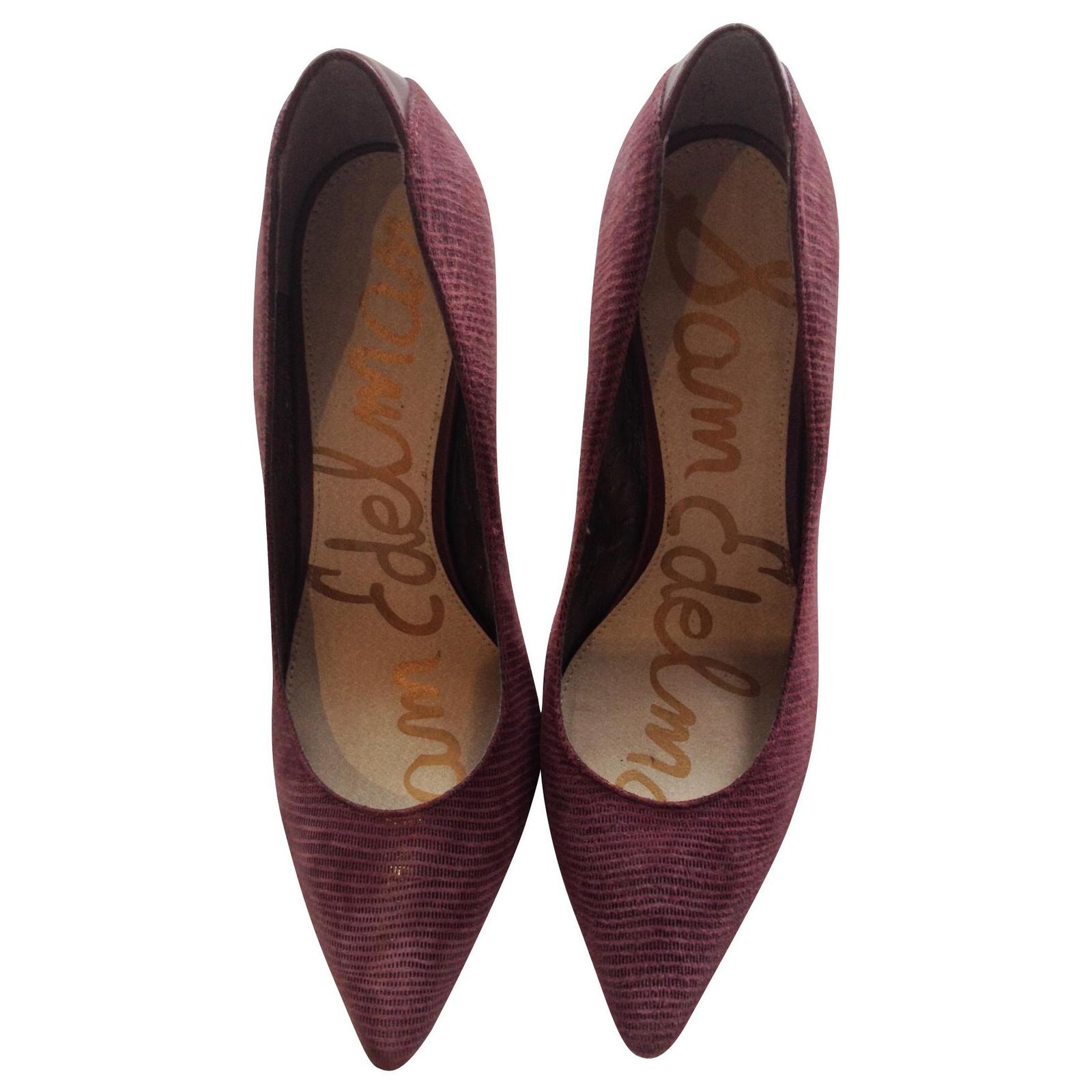 Sam edelman burgundy on sale heels