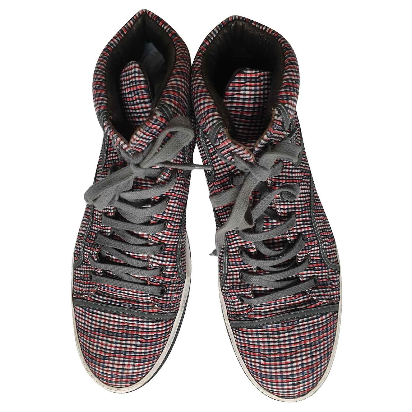 basket montante toile homme