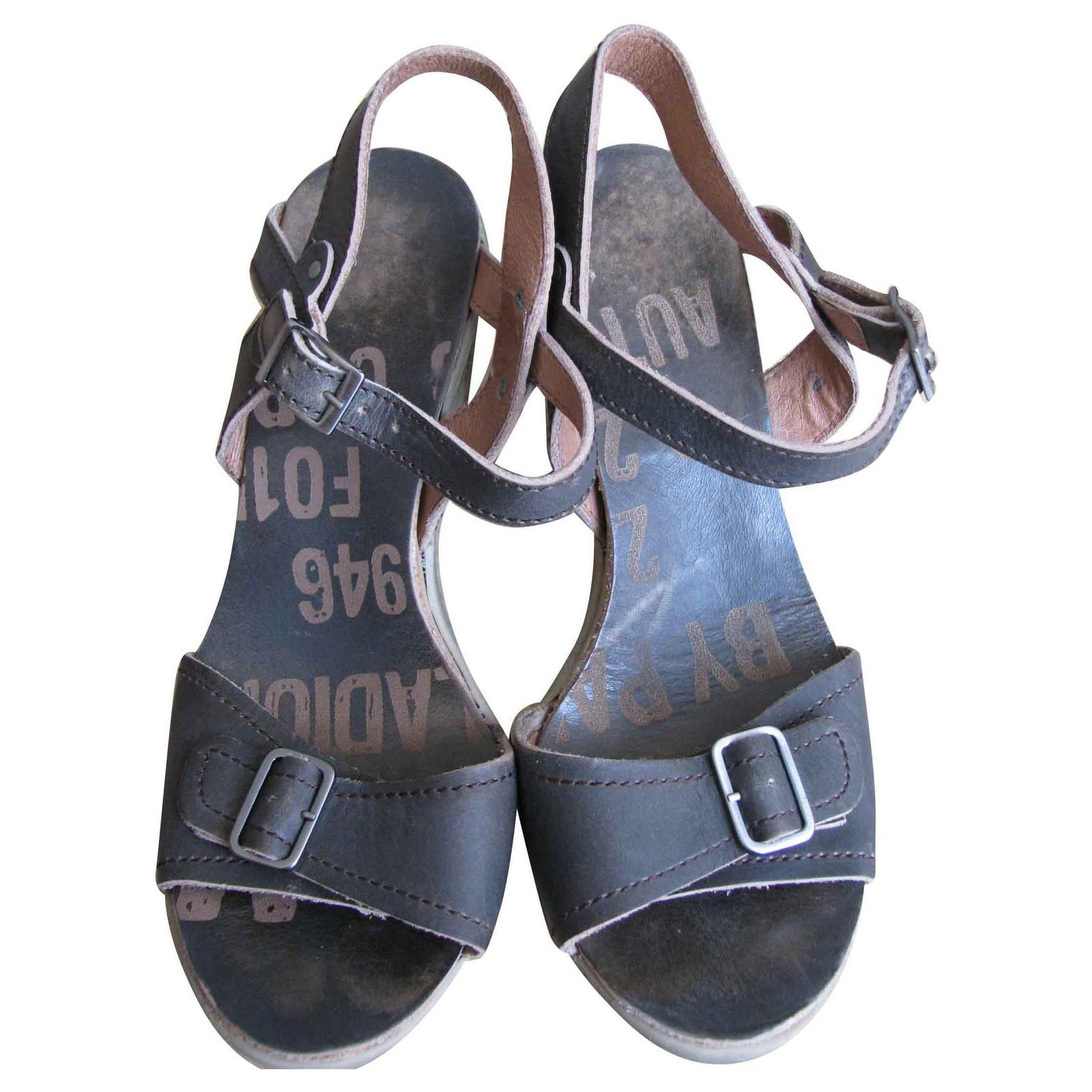 Palladium Sandals Sandals Leather Brown 