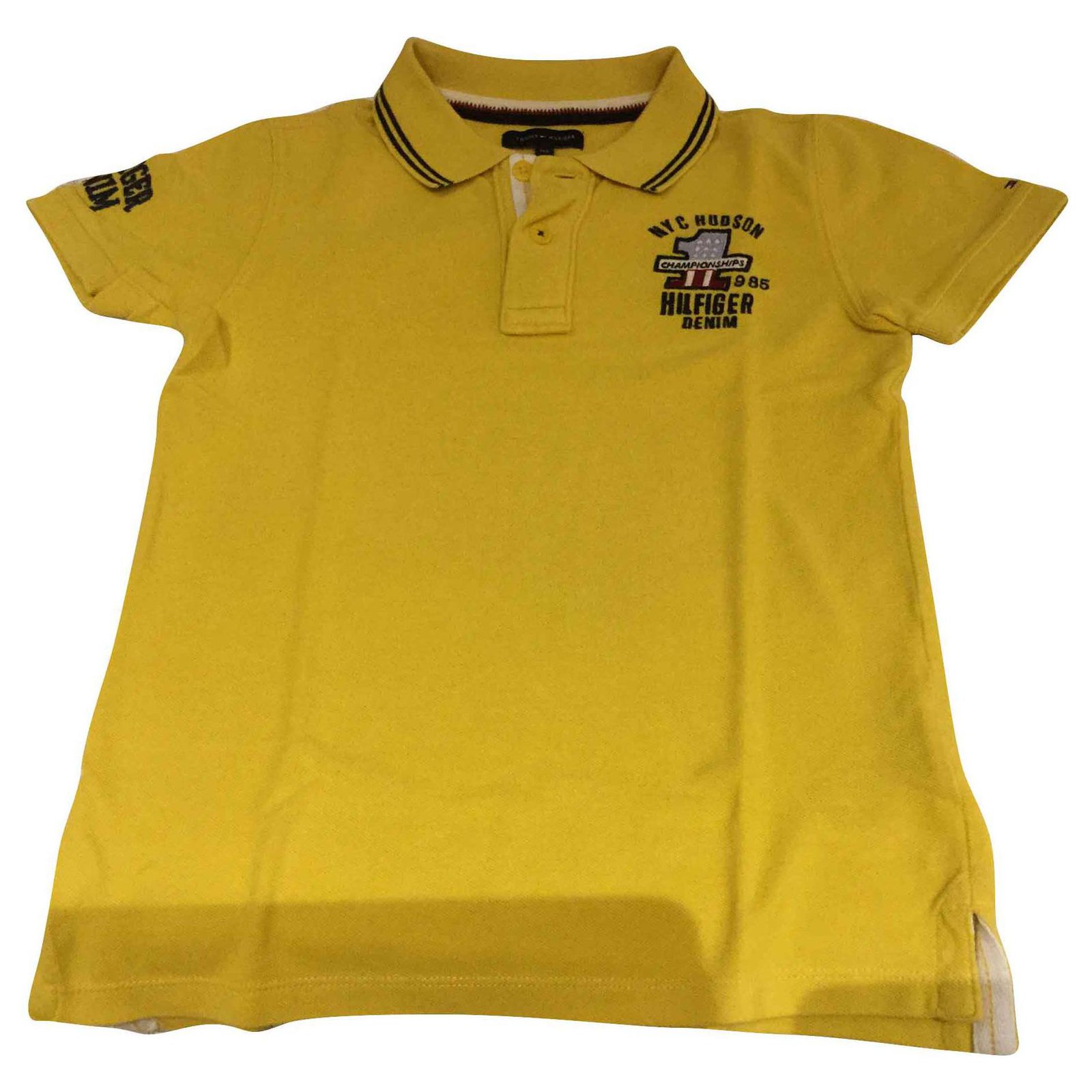 tommy hilfiger polo yellow