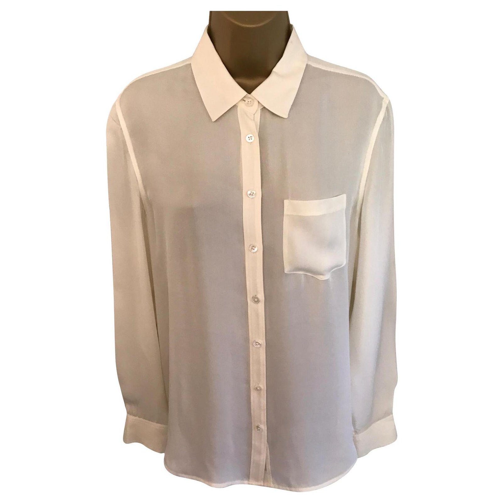 Armani Exchange Tops Cream Silk ref.139302 Joli Closet