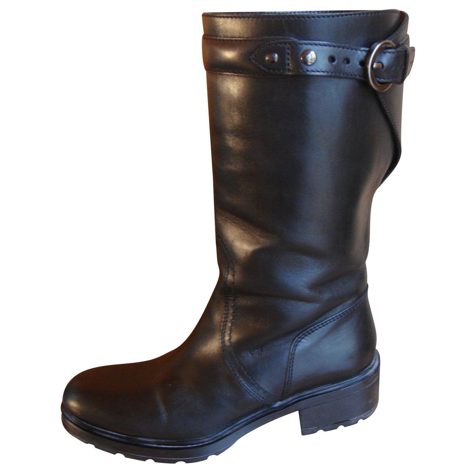 Hogan Biker boots Boots Leather Black 