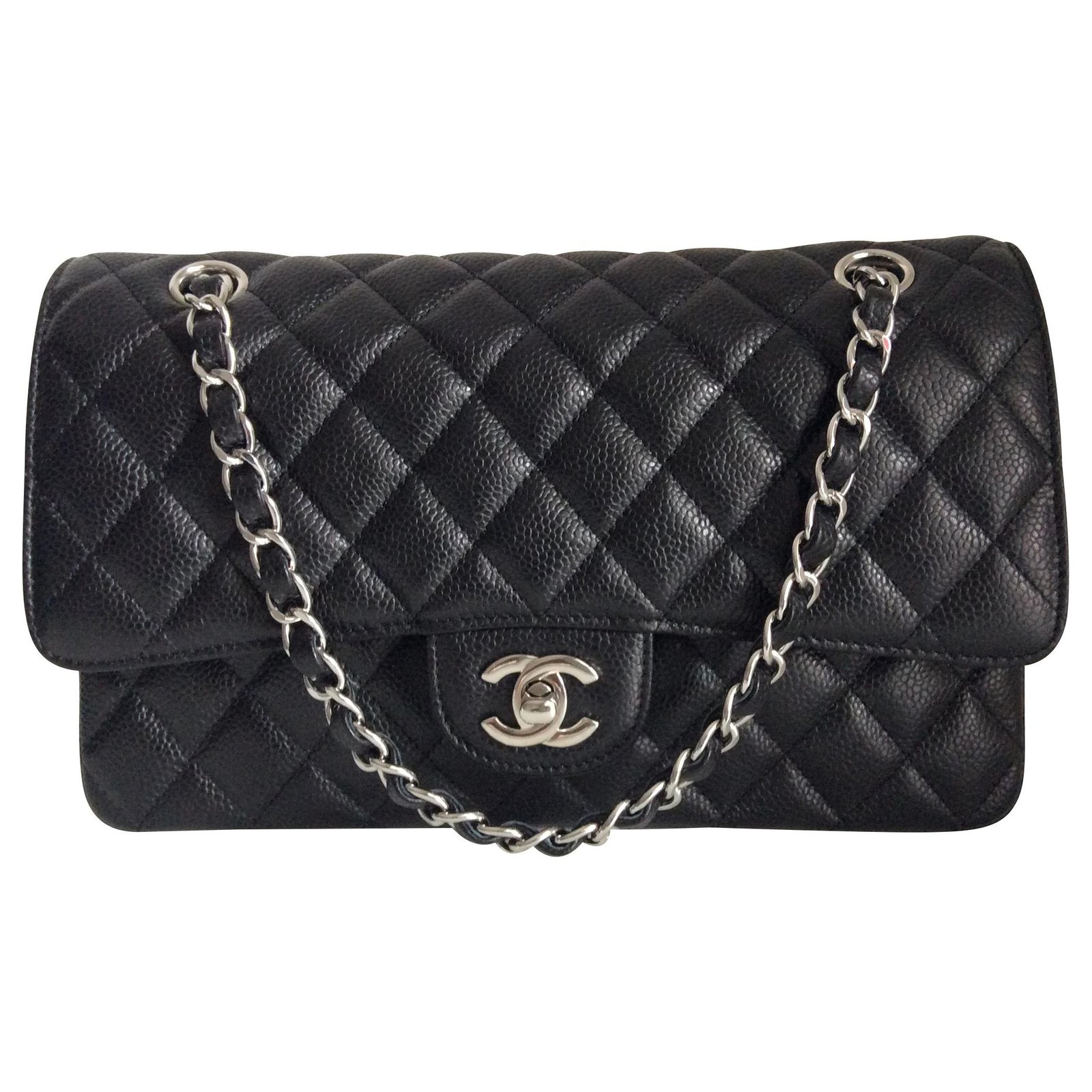 Timeless Chanel Handtaschen Schwarz Leder ref.139647 - Joli Closet