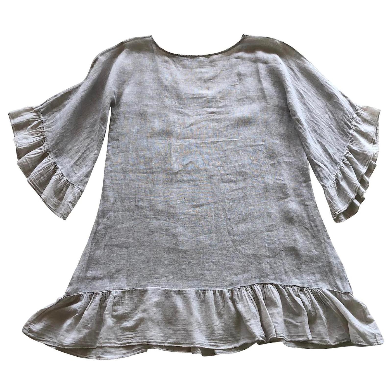 robe en lin de marque