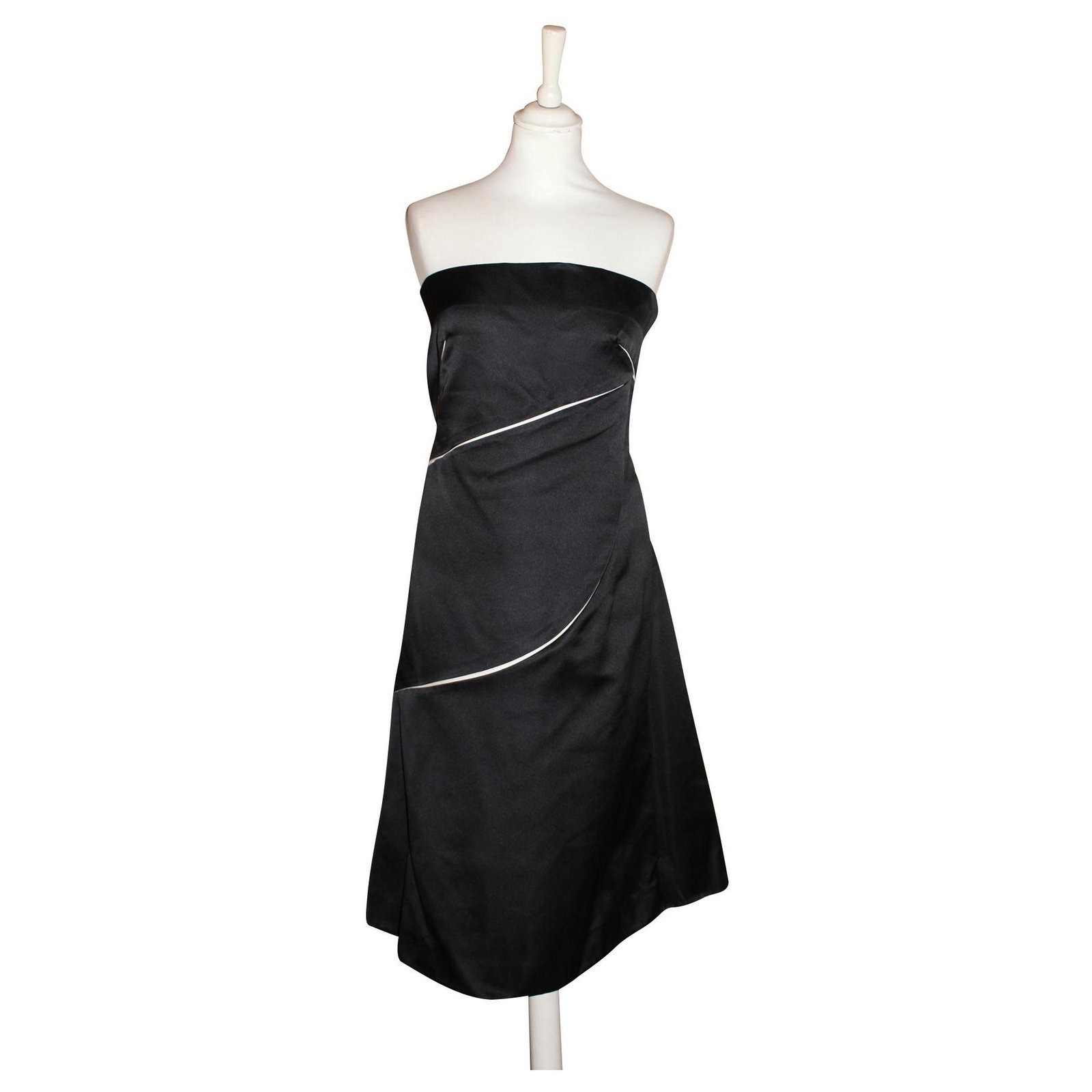 Gorgeous Jil Sander Silk Dress Black ref.140165 - Joli Closet