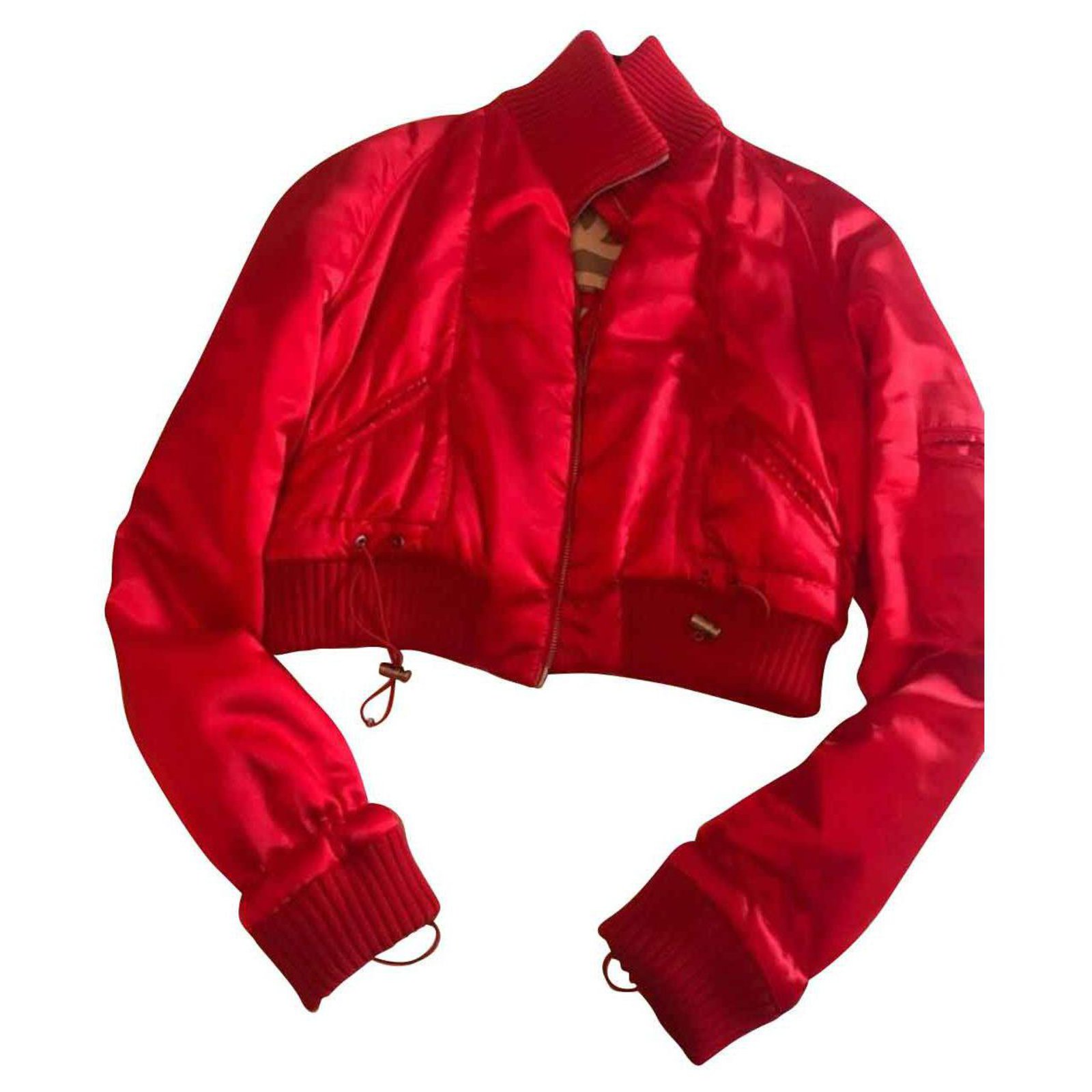 chanel satin jacket