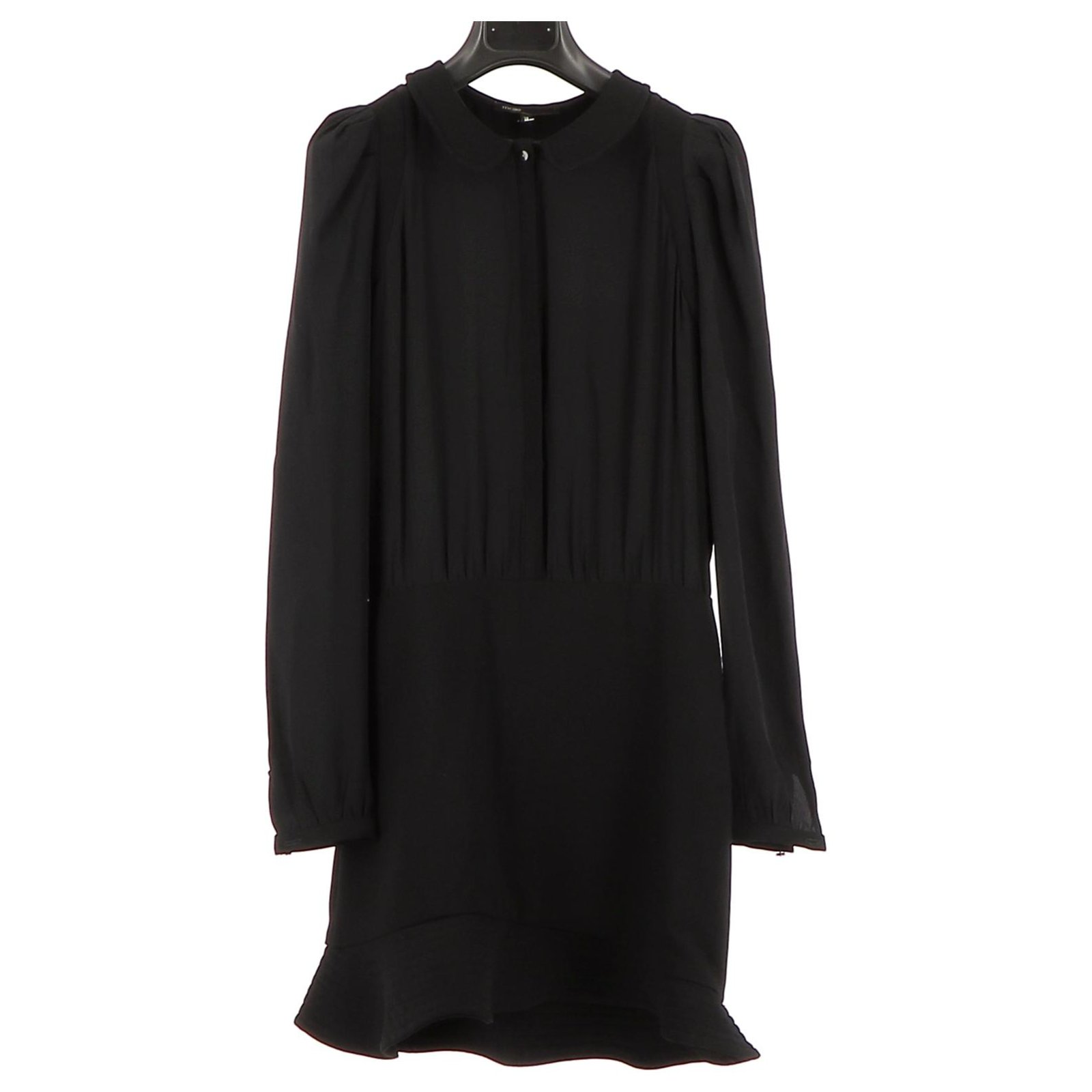 Maje robe Black Silk ref.140279 - Joli Closet