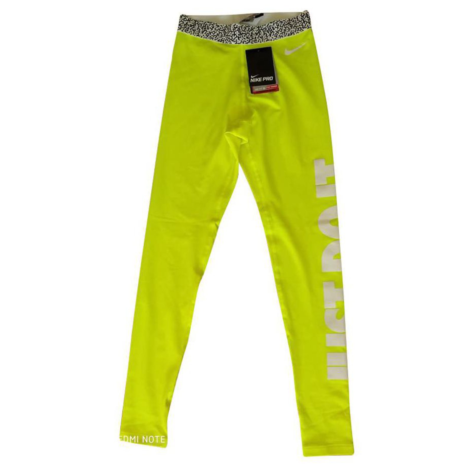 neon yellow nike leggings