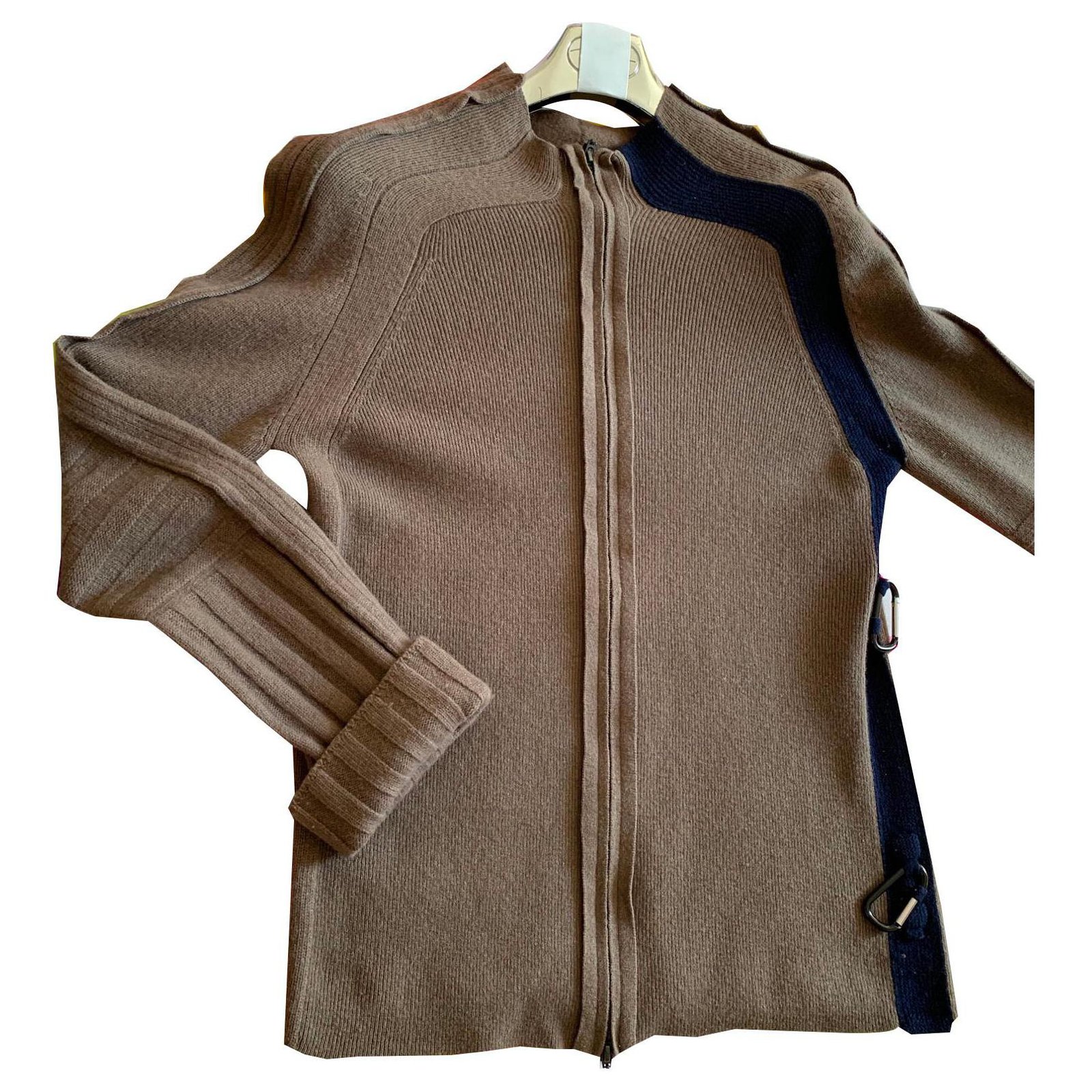 ジャケット Marithe + Francois Girbaud BACK LOGO PADDED JUMPER khaki BACK LOGO PADDED JUMPER black - MARITHE FRANCOIS GIRBAUD