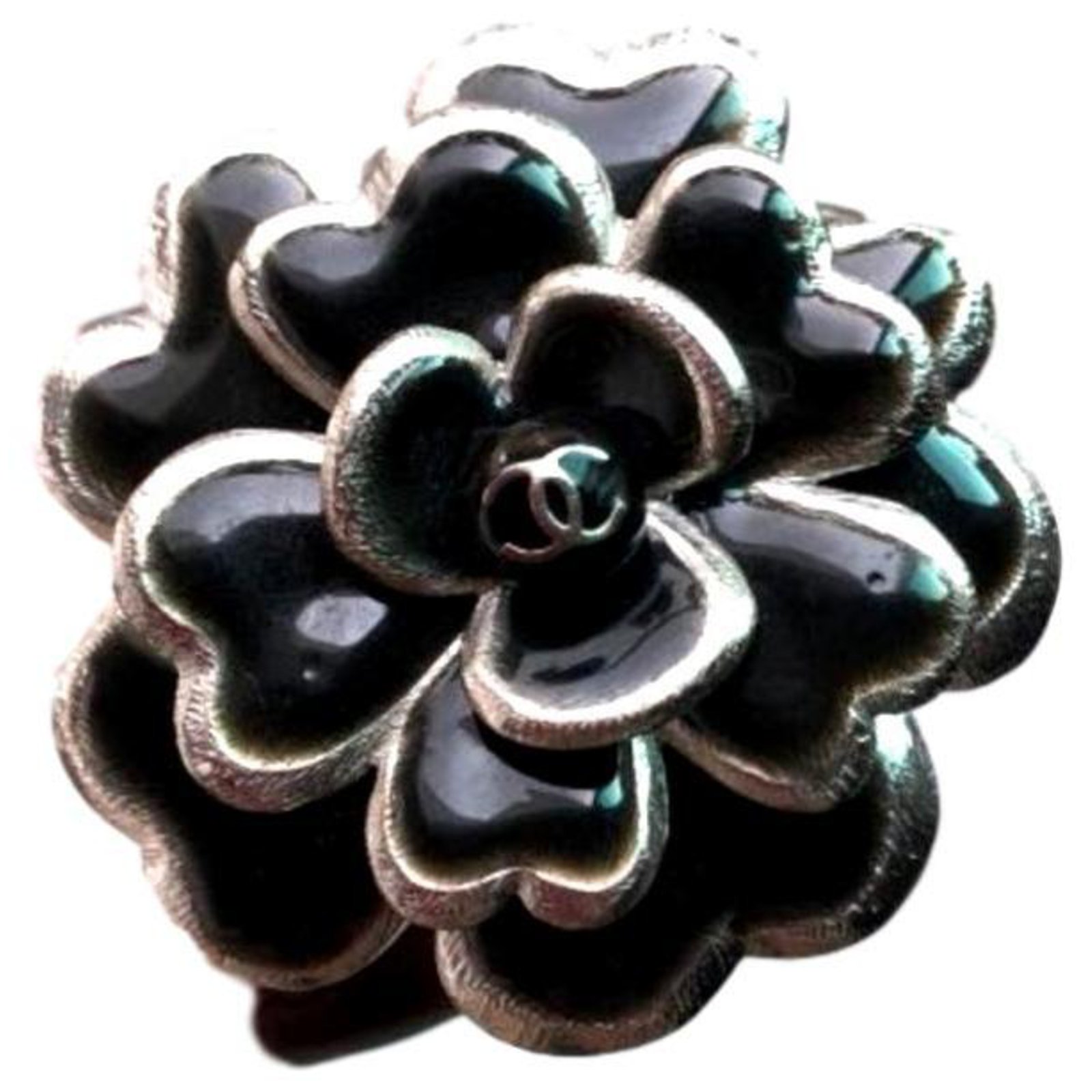 Chanel Rare Camellia Cage Cuff Bracelet - Vintage Lux