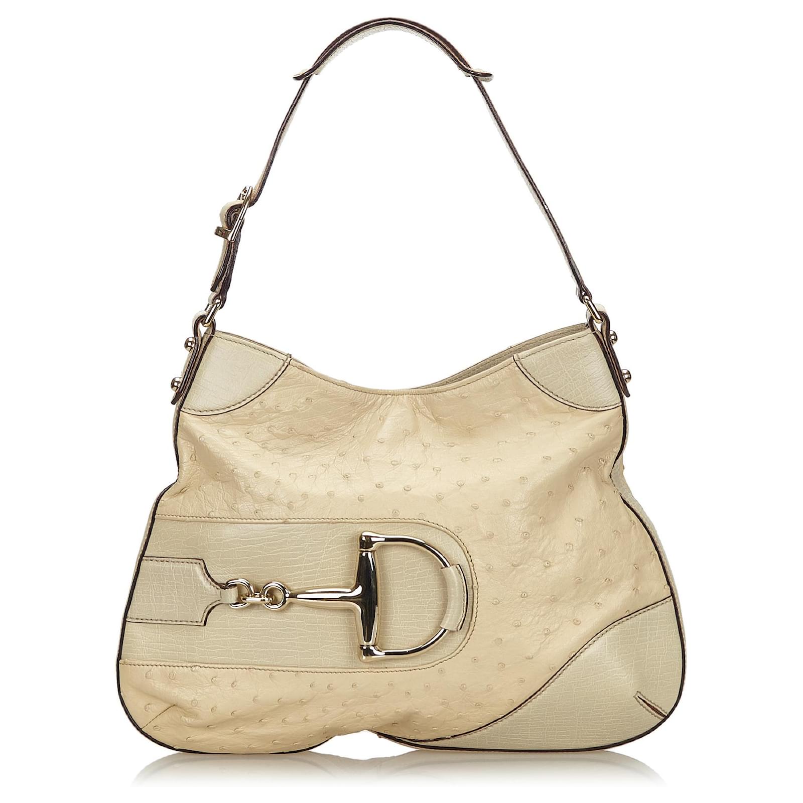 Borsa Gucci Pelle Di Struzzo Borsa A Mano In Pelle Di Struzzo