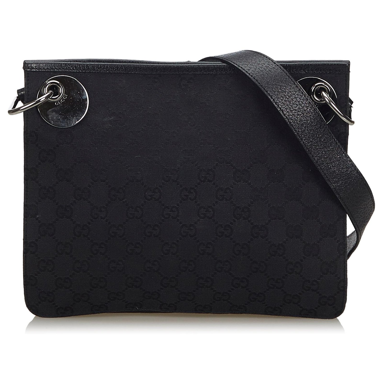 gucci black gg bag