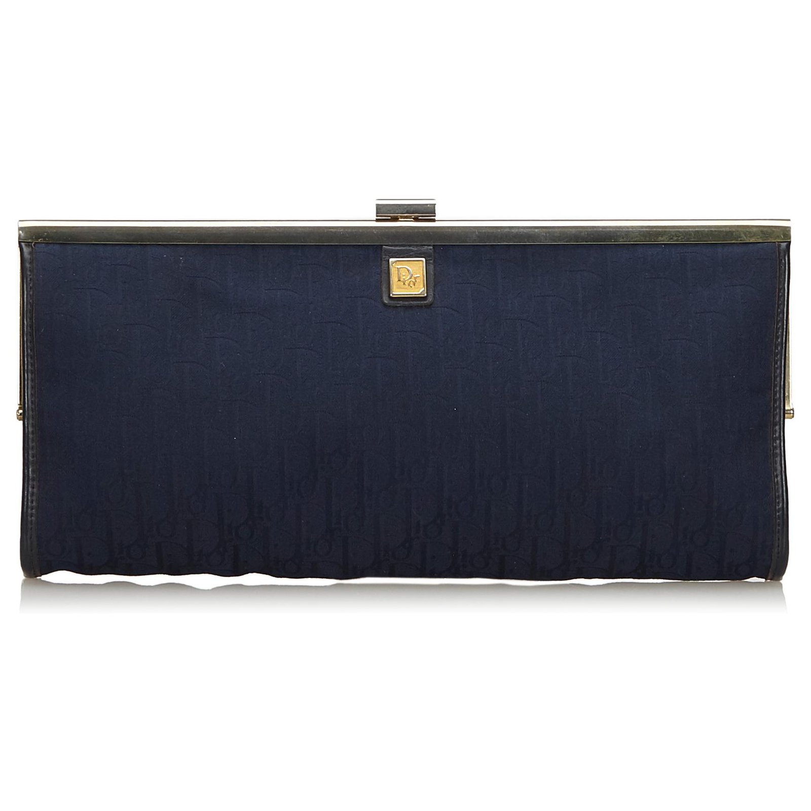 dior blue clutch