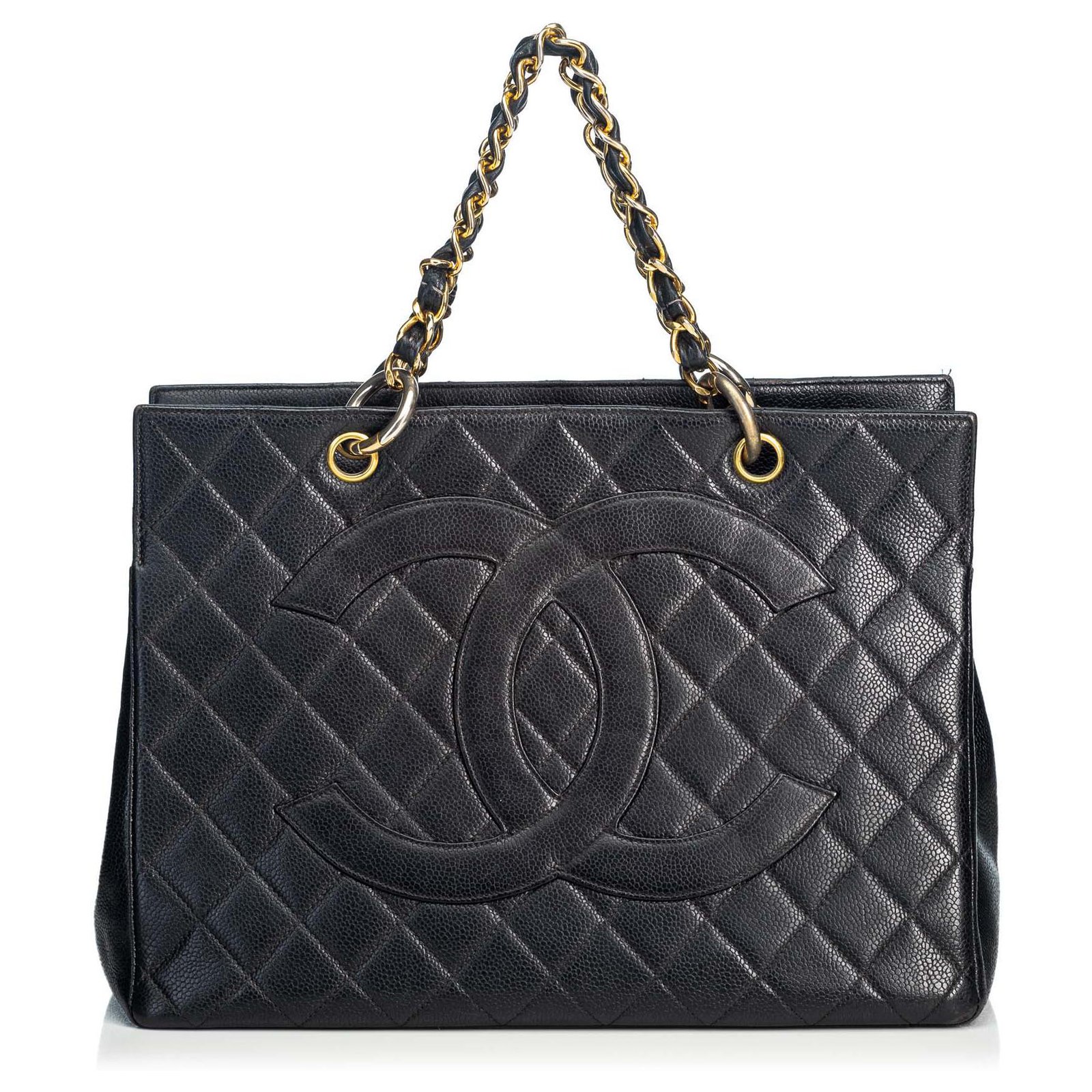 Chanel Black Quilted Caviar Petite Timeless Tote Chanel