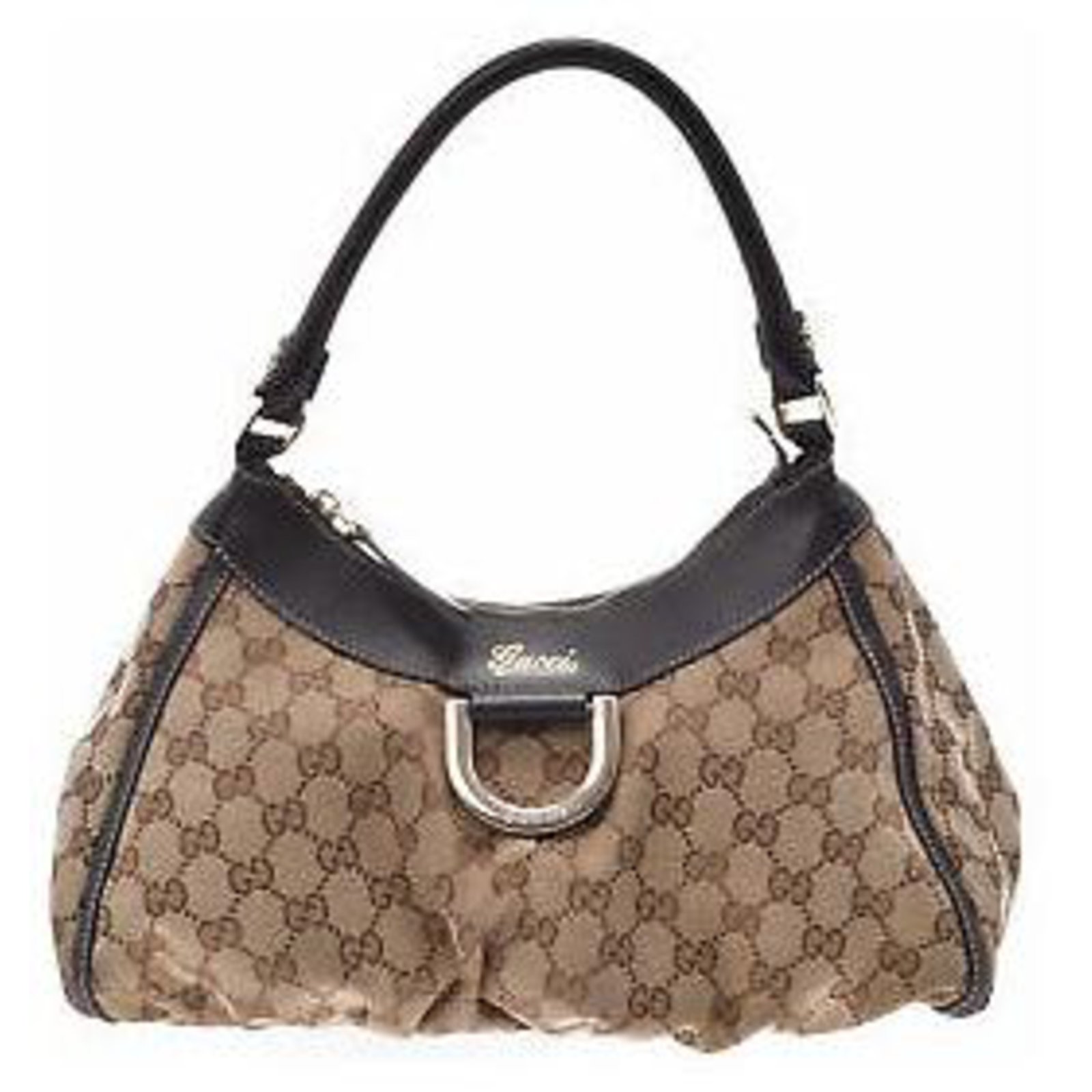 Gucci Vintage Shoulder Bag Brown Cloth ref.142030 - Joli Closet