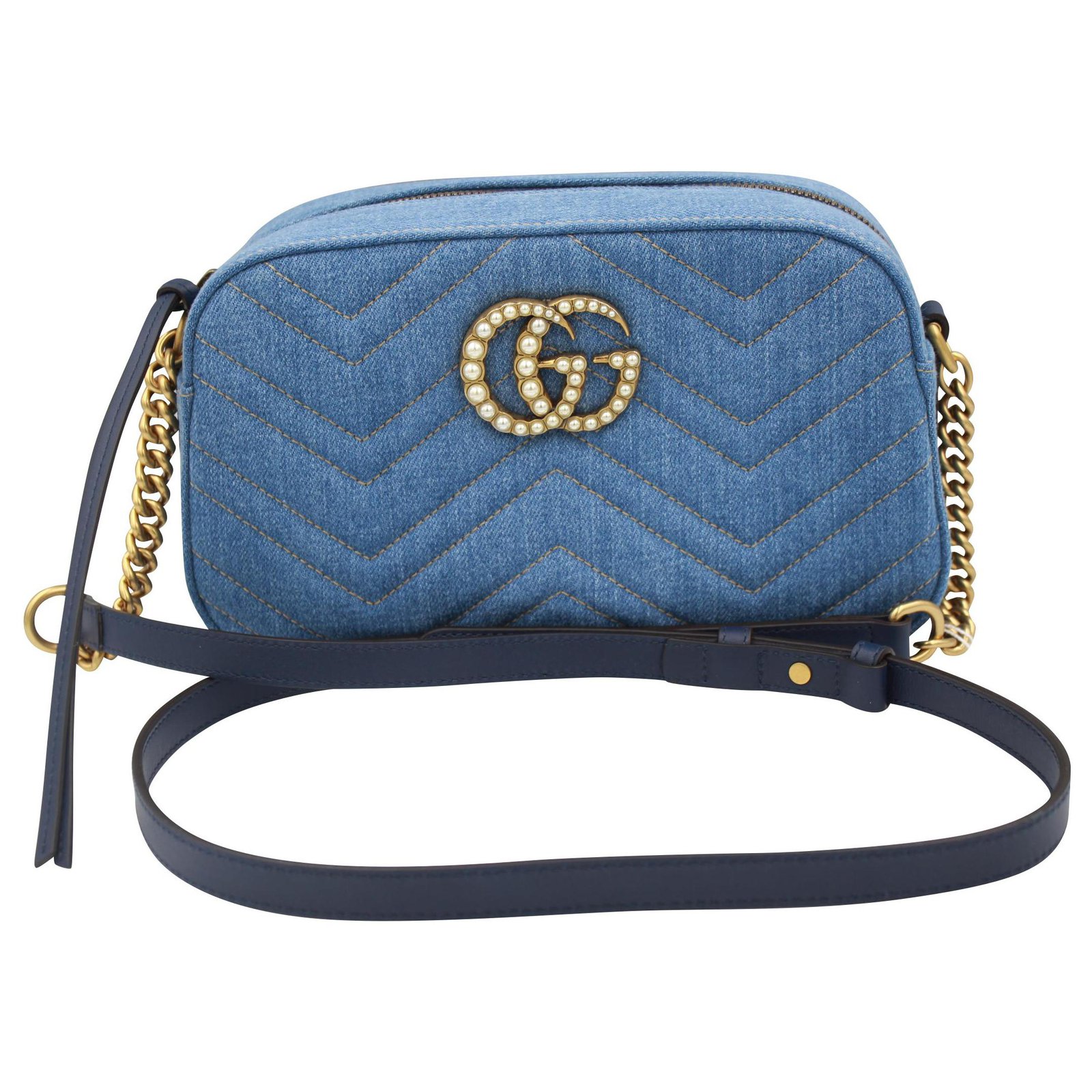 Gucci Handbags Handbags Denim Blue ref 
