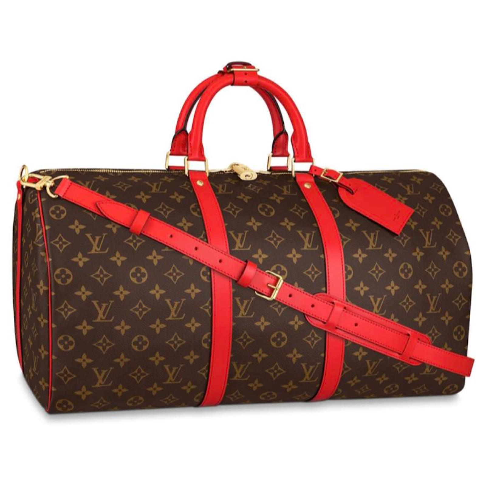 Louis Vuitton keepall Leather ref.142234 - Joli Closet
