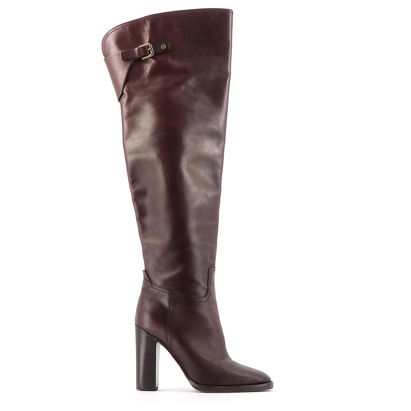 ralph lauren red boots