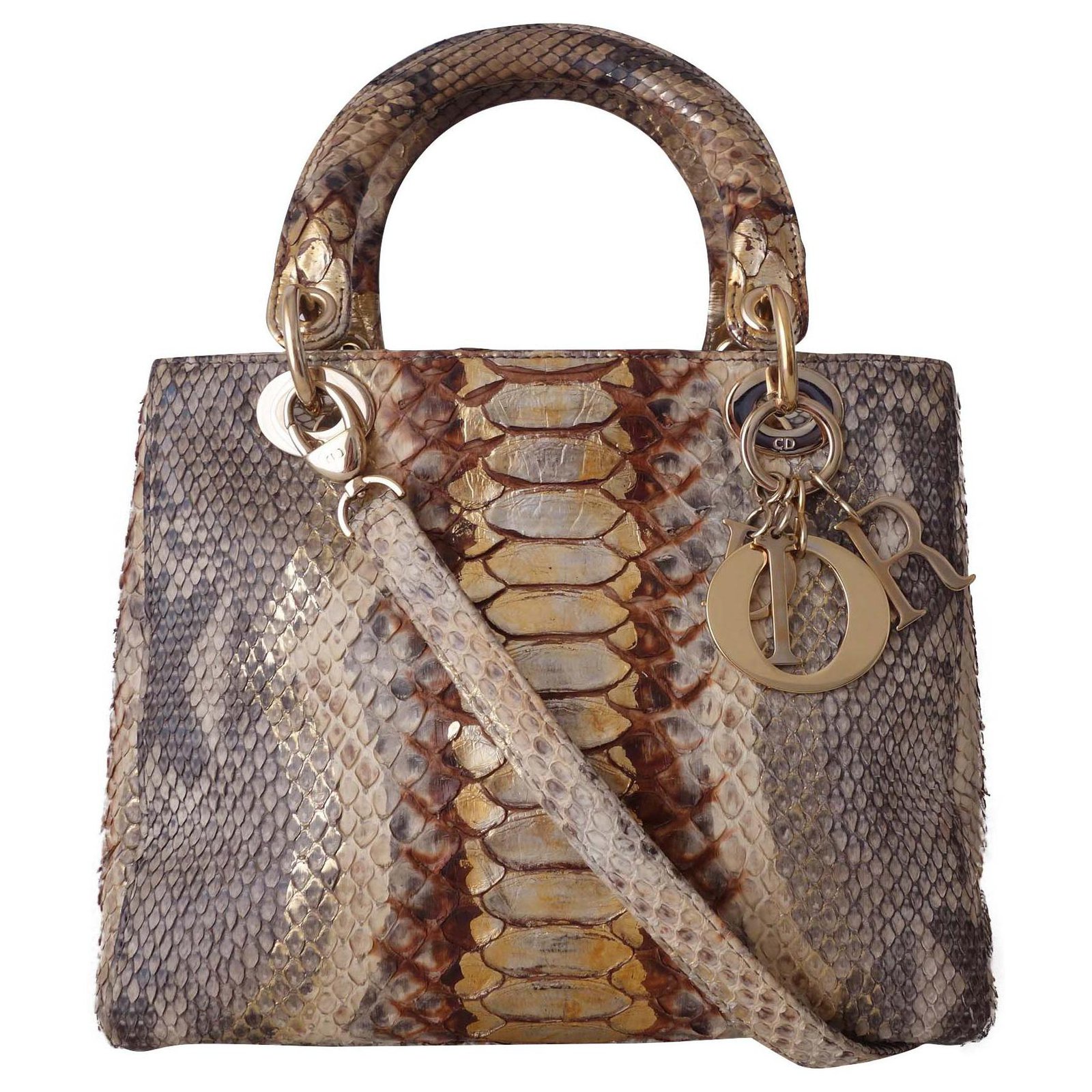 Dior LADY DIOR PYTHON BAG Handbags 