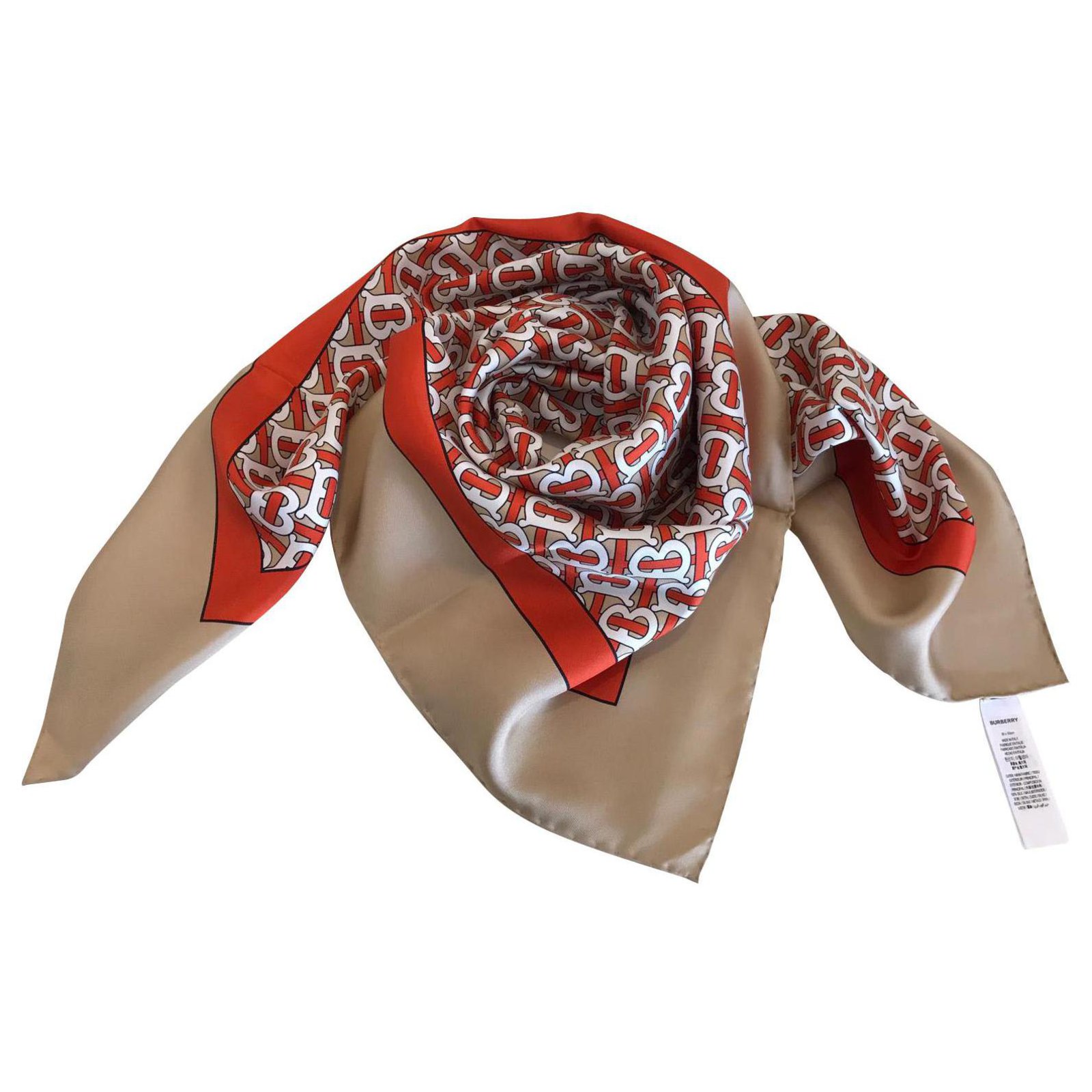 burberry silk scarf