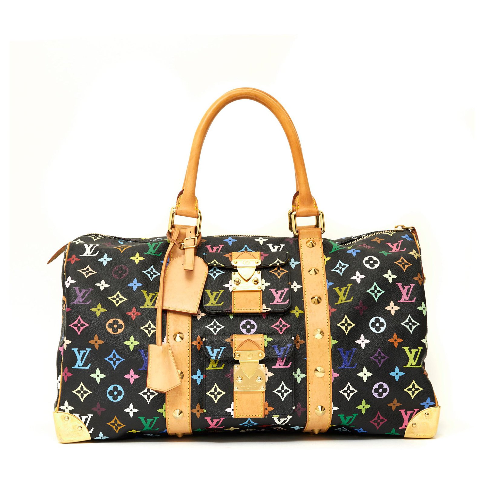 Túi Nữ Louis Vuitton X Yk Keepall 45 Bag Multicolor M46377  LUXITY