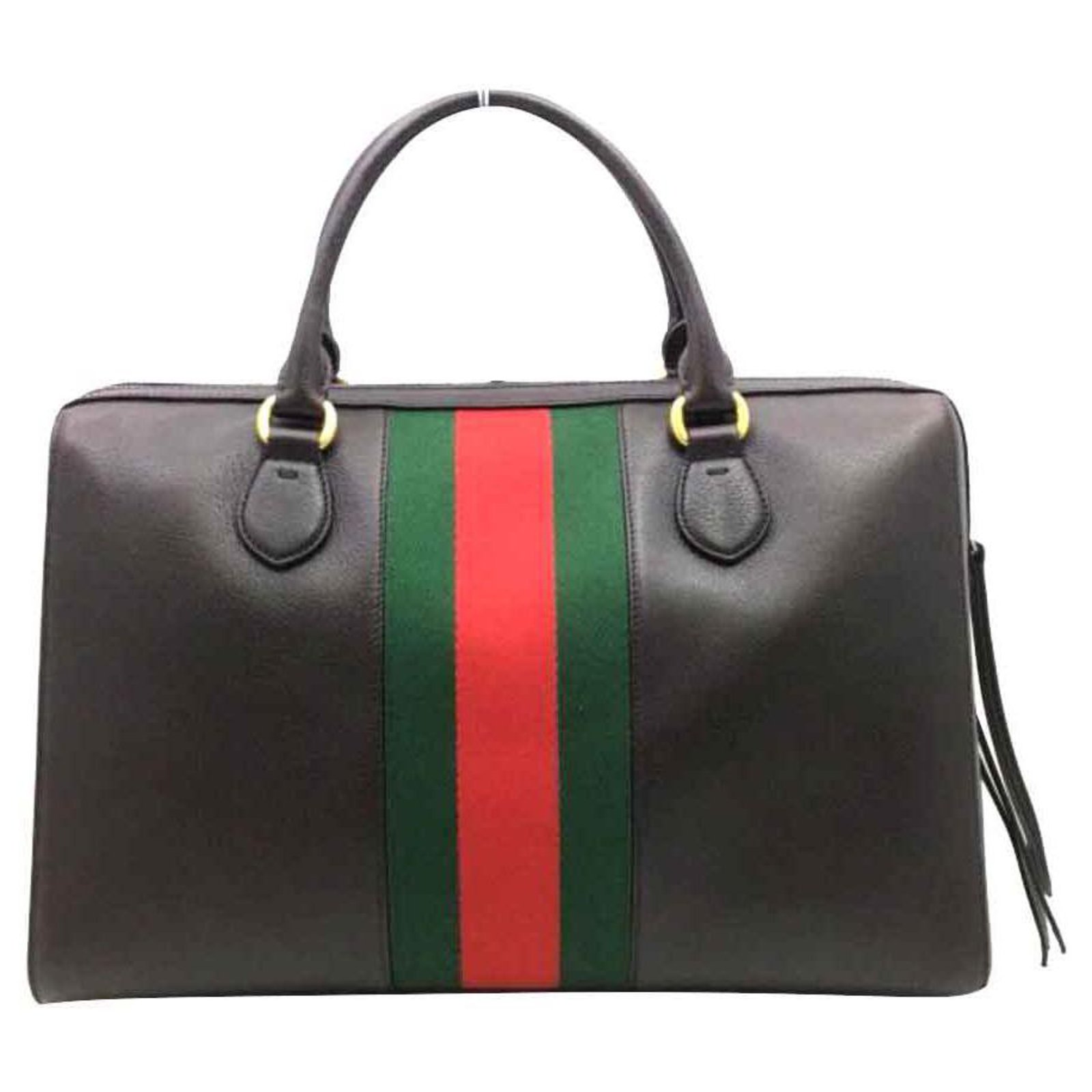 Gucci Gucci leather carry all bag 
